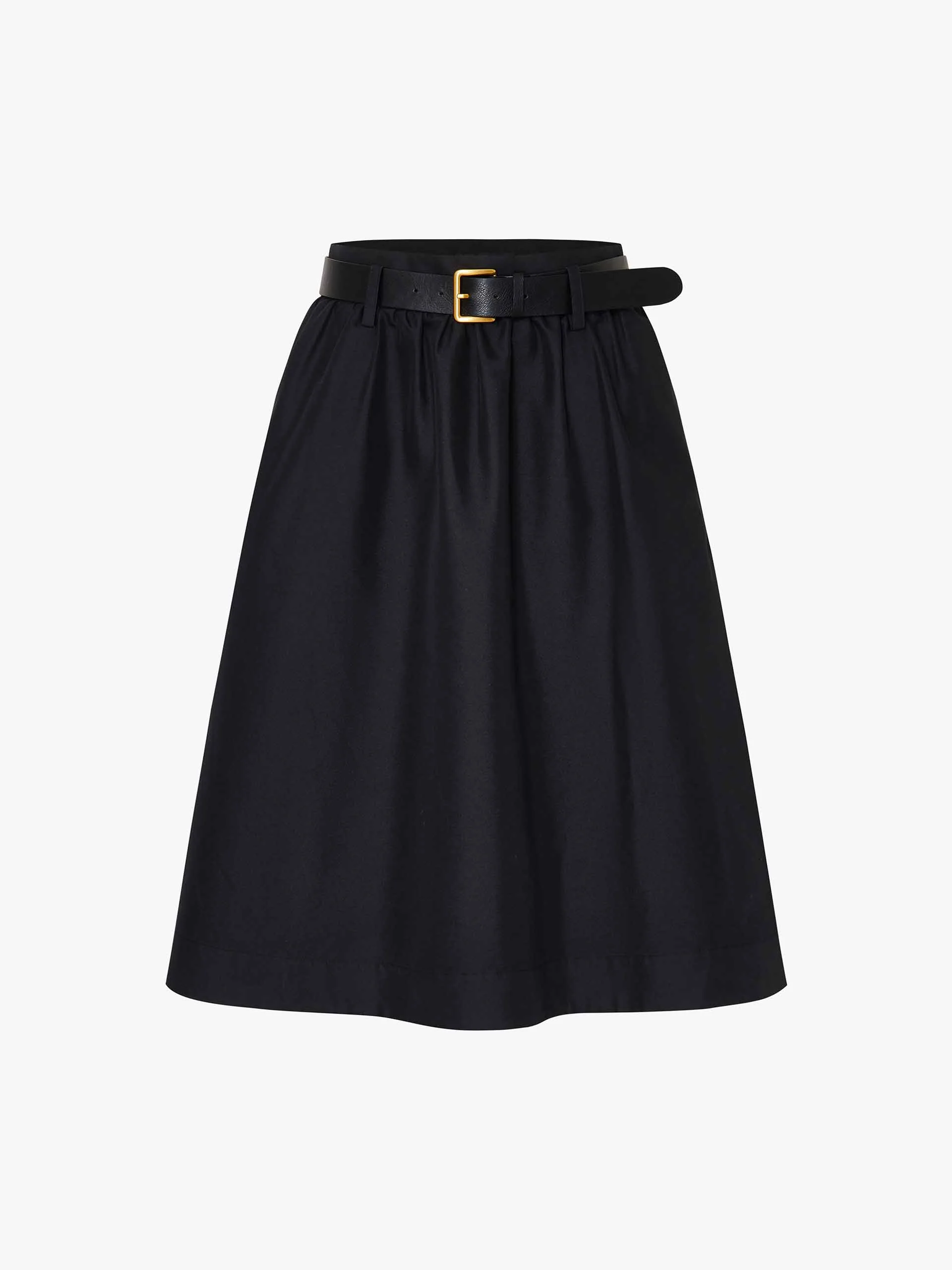 Included Belt A-line Skirt - Image 5