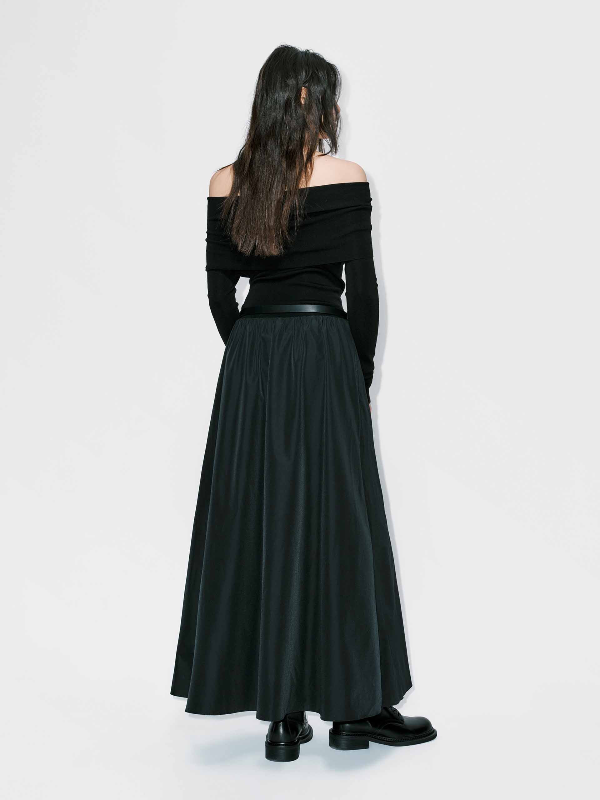 Belted Off Shoulder Dress - Image 3