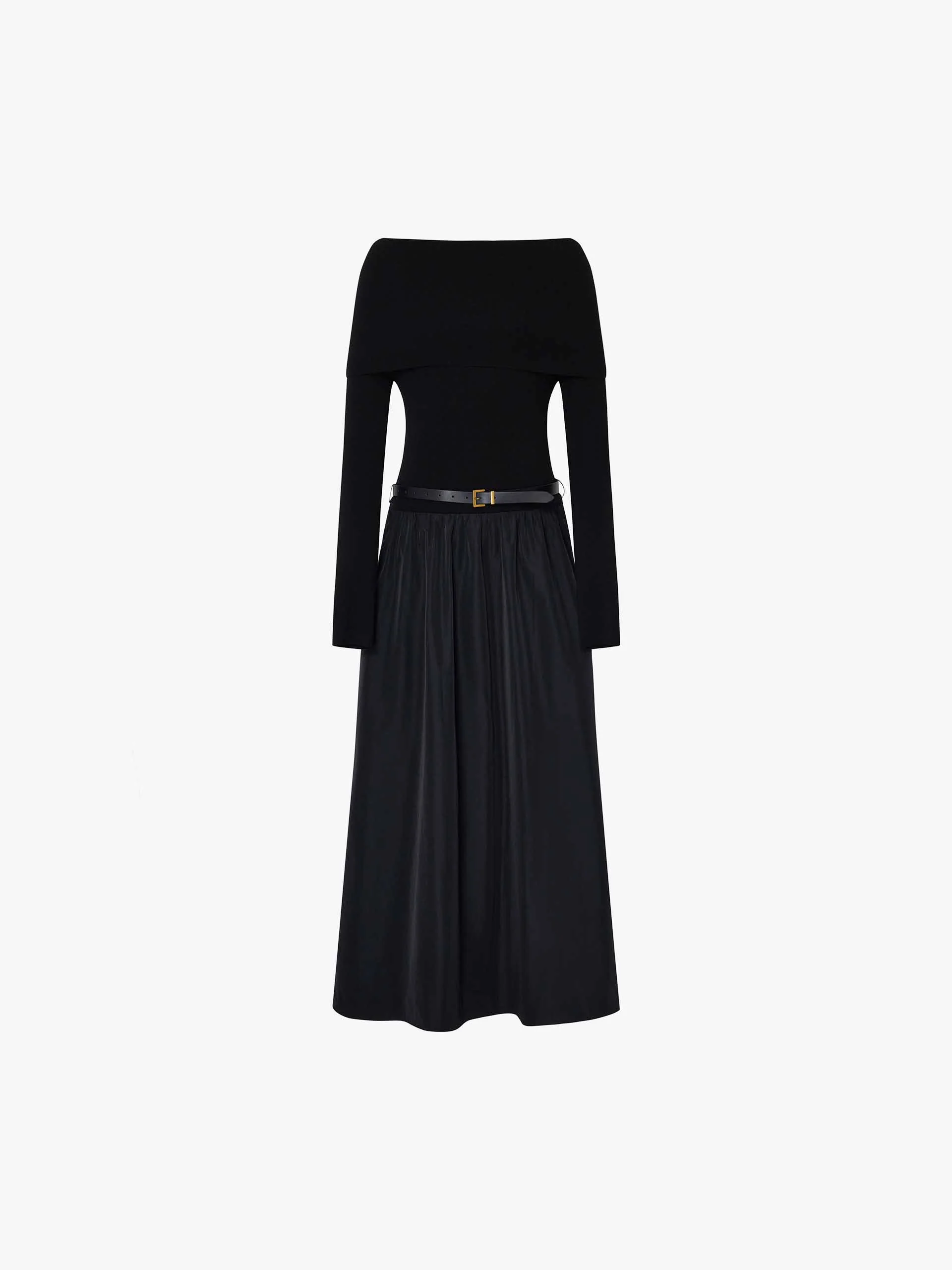 Belted Off Shoulder Dress - Image 5