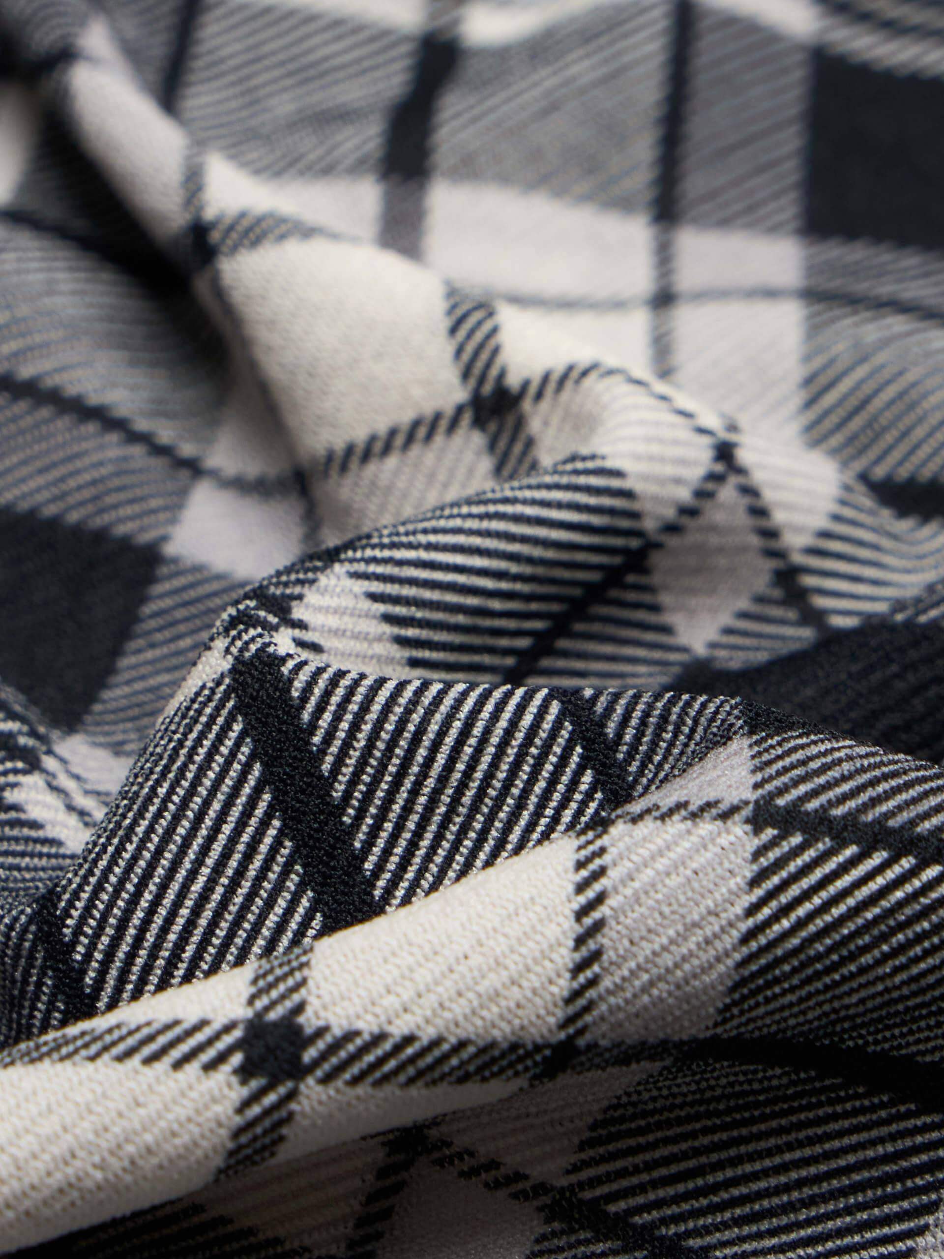 Included Belt Plaid Dress - Image 4