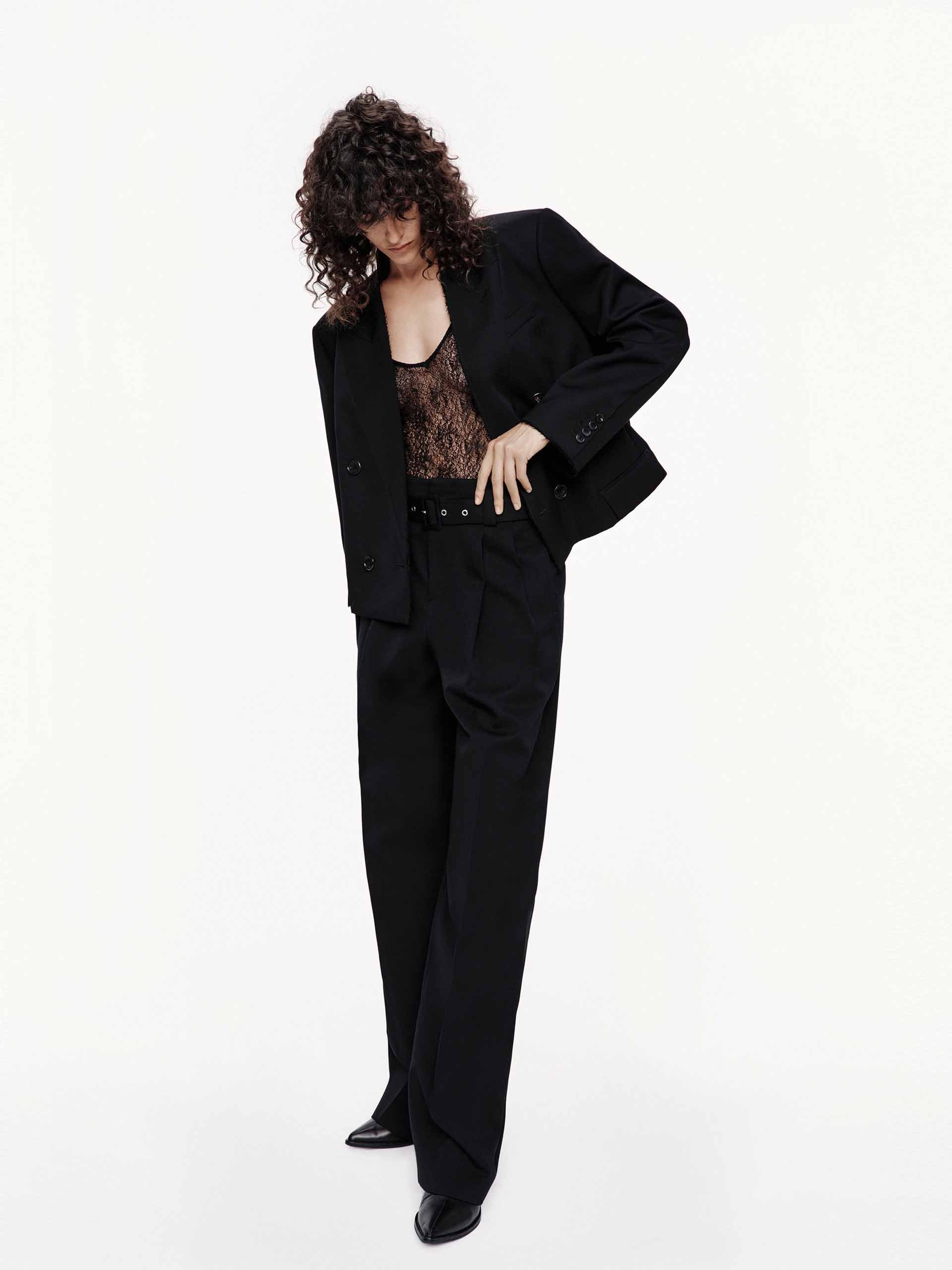 With Belt Wool Trousers - Image 2