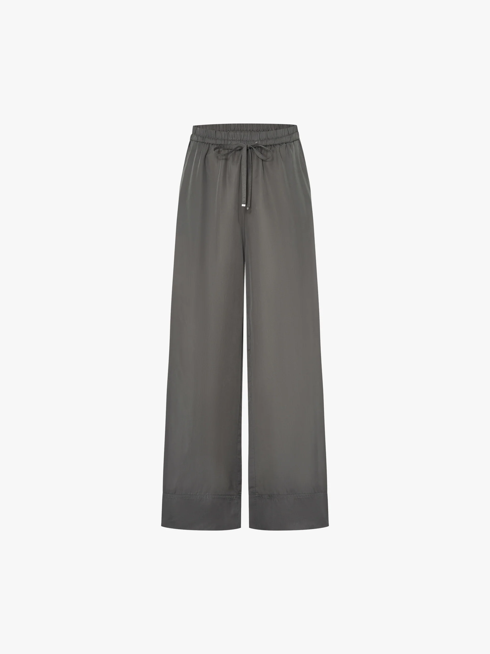 With Drawstring Straight Trousers - Image 13