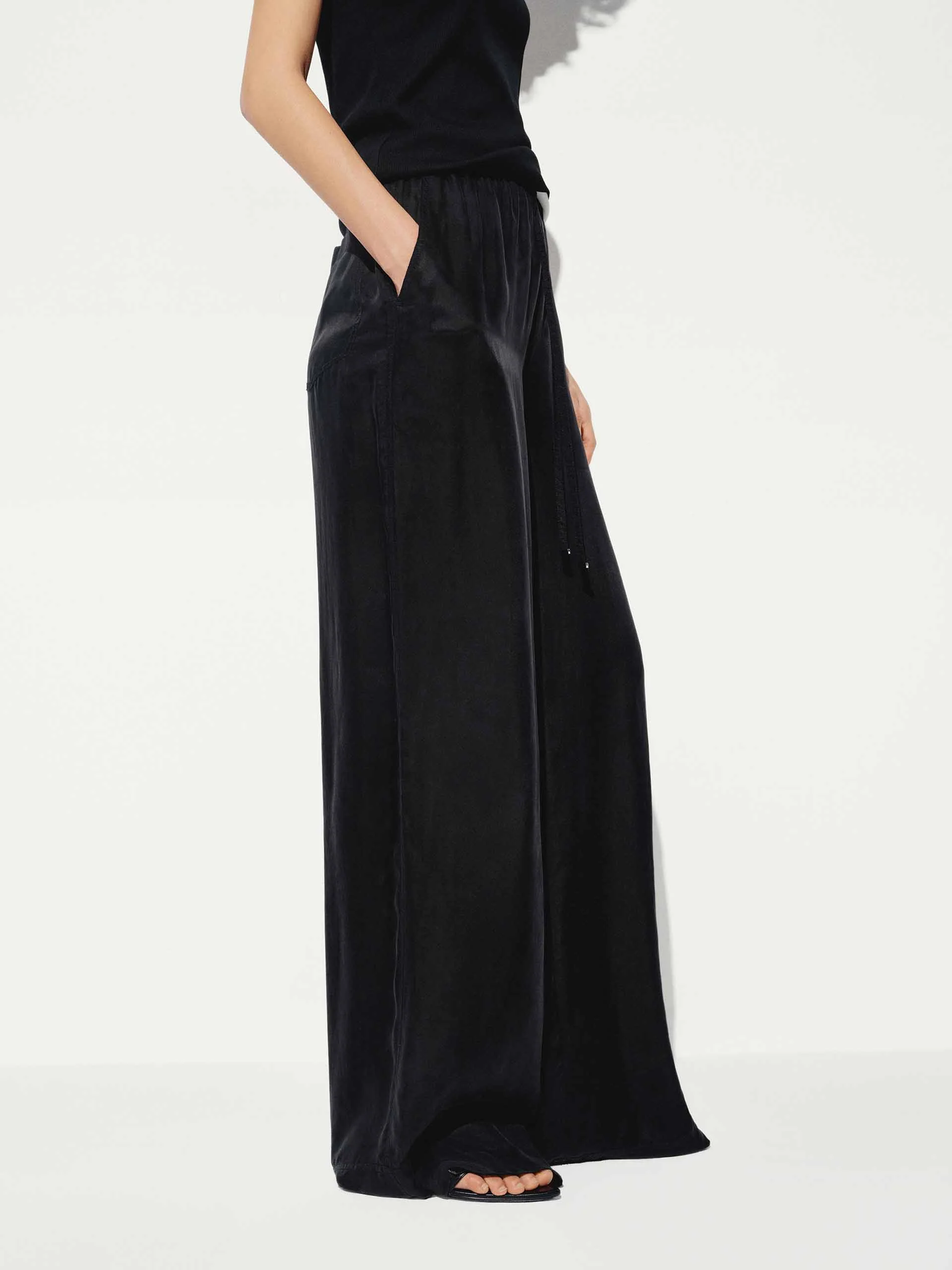 With Drawstring Straight Trousers - Image 7