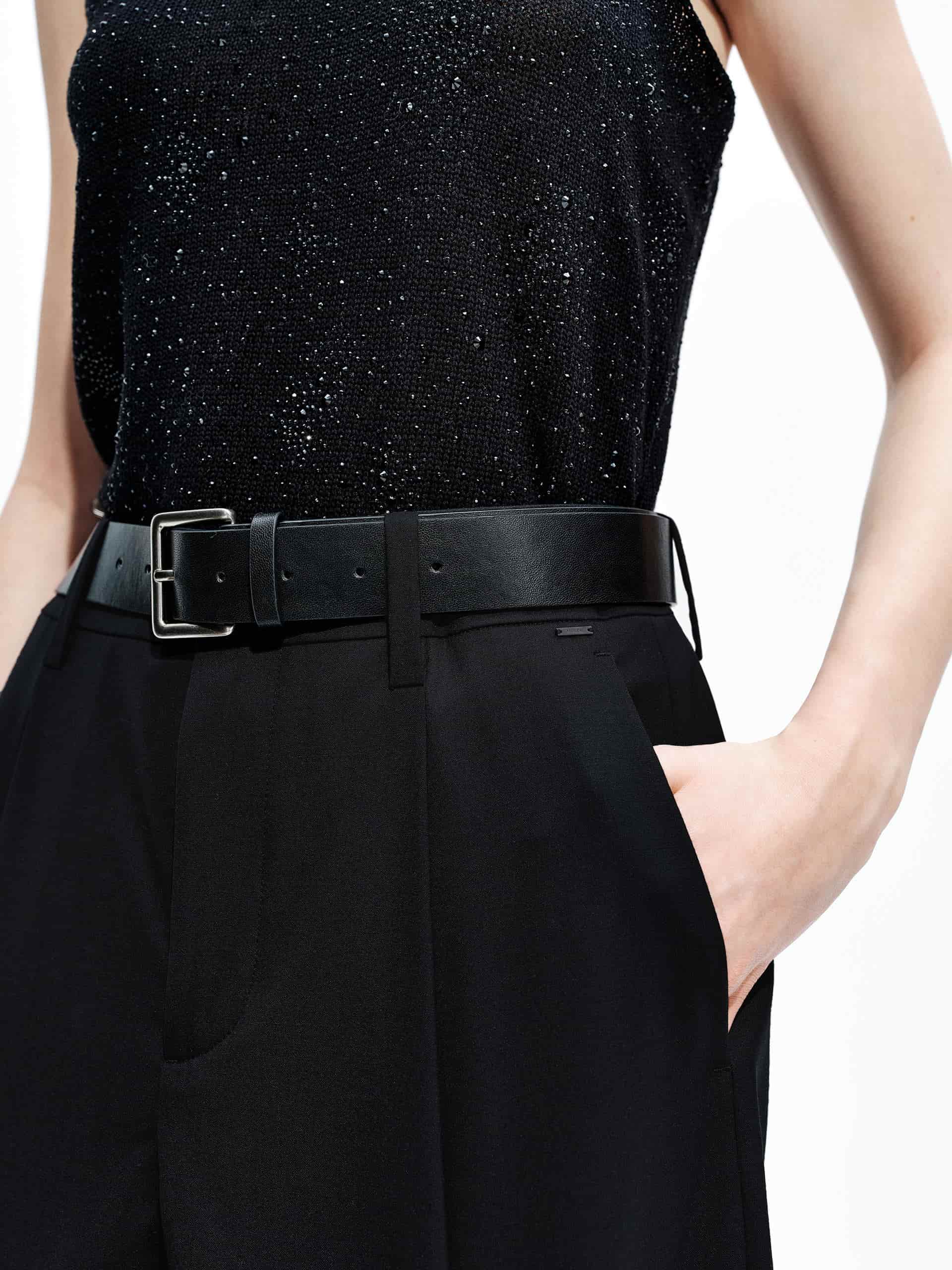 Wool Blend Cropped Pants - Image 8