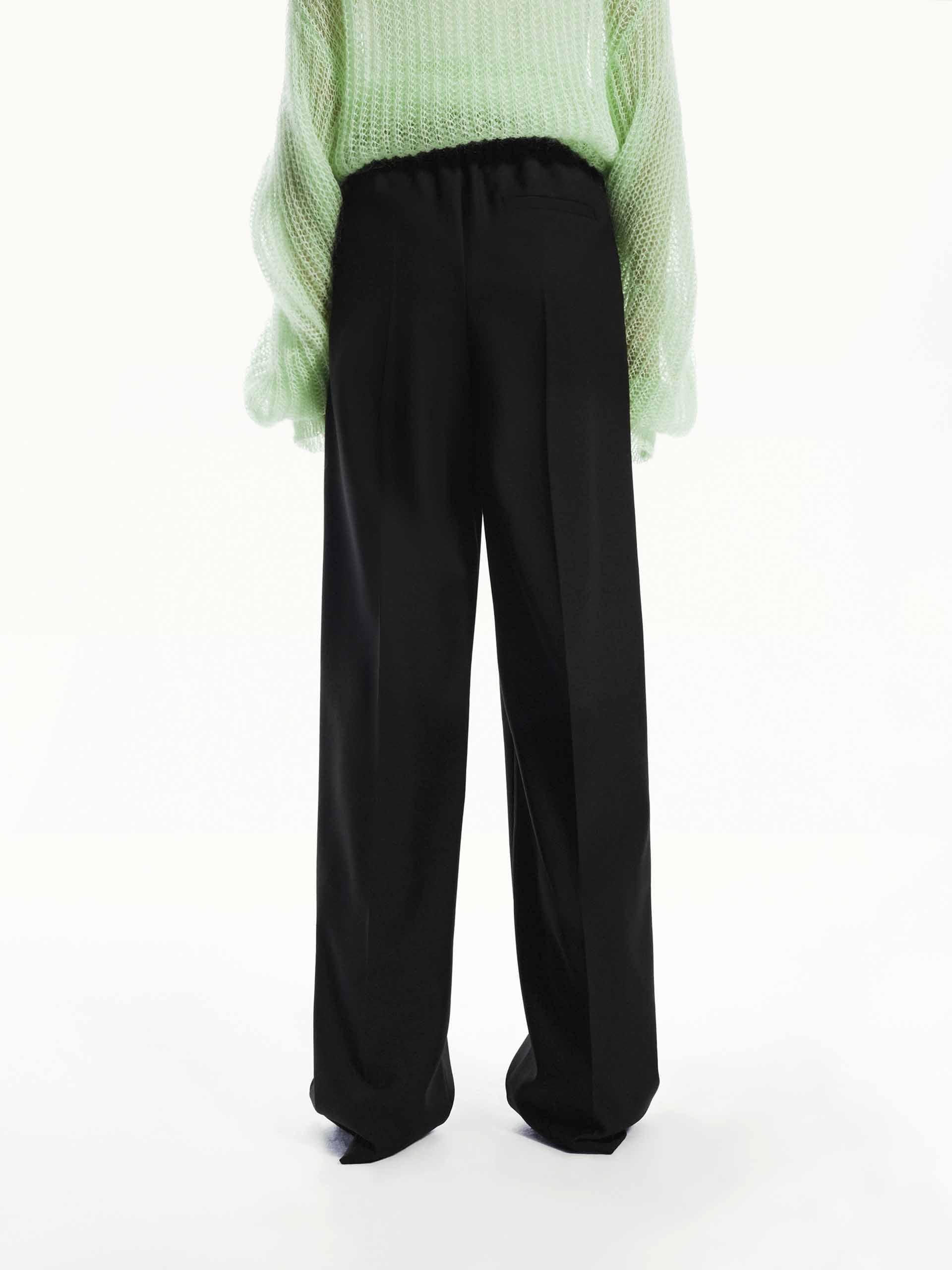 Wool Blend Drawstring Pants - Image 10
