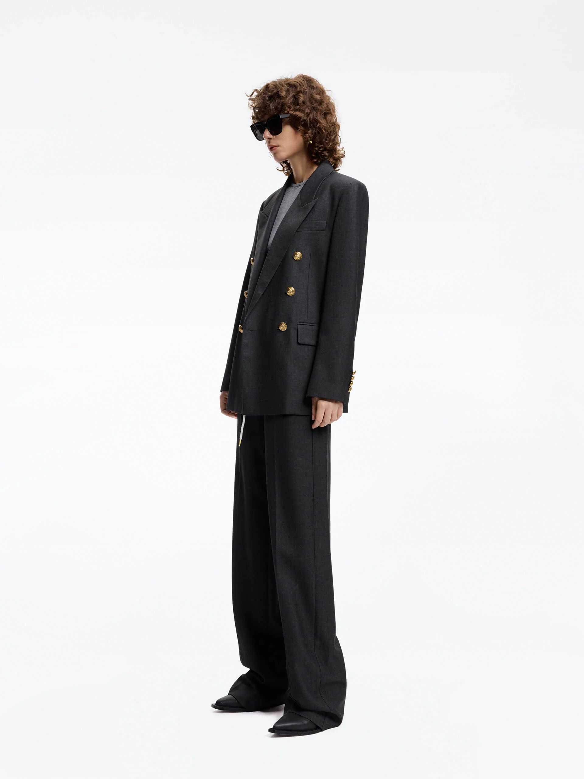 Wool Blend Drawstring Pants - Image 8