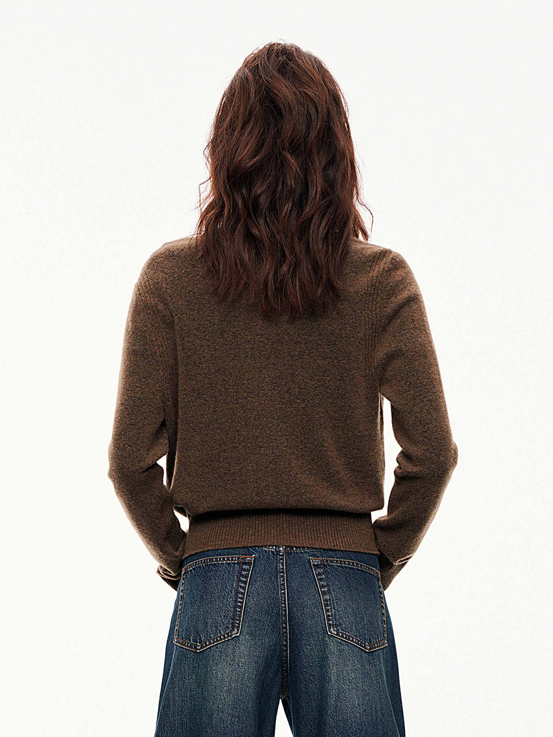 Wool Blend Knitted Cardigan - Image 13