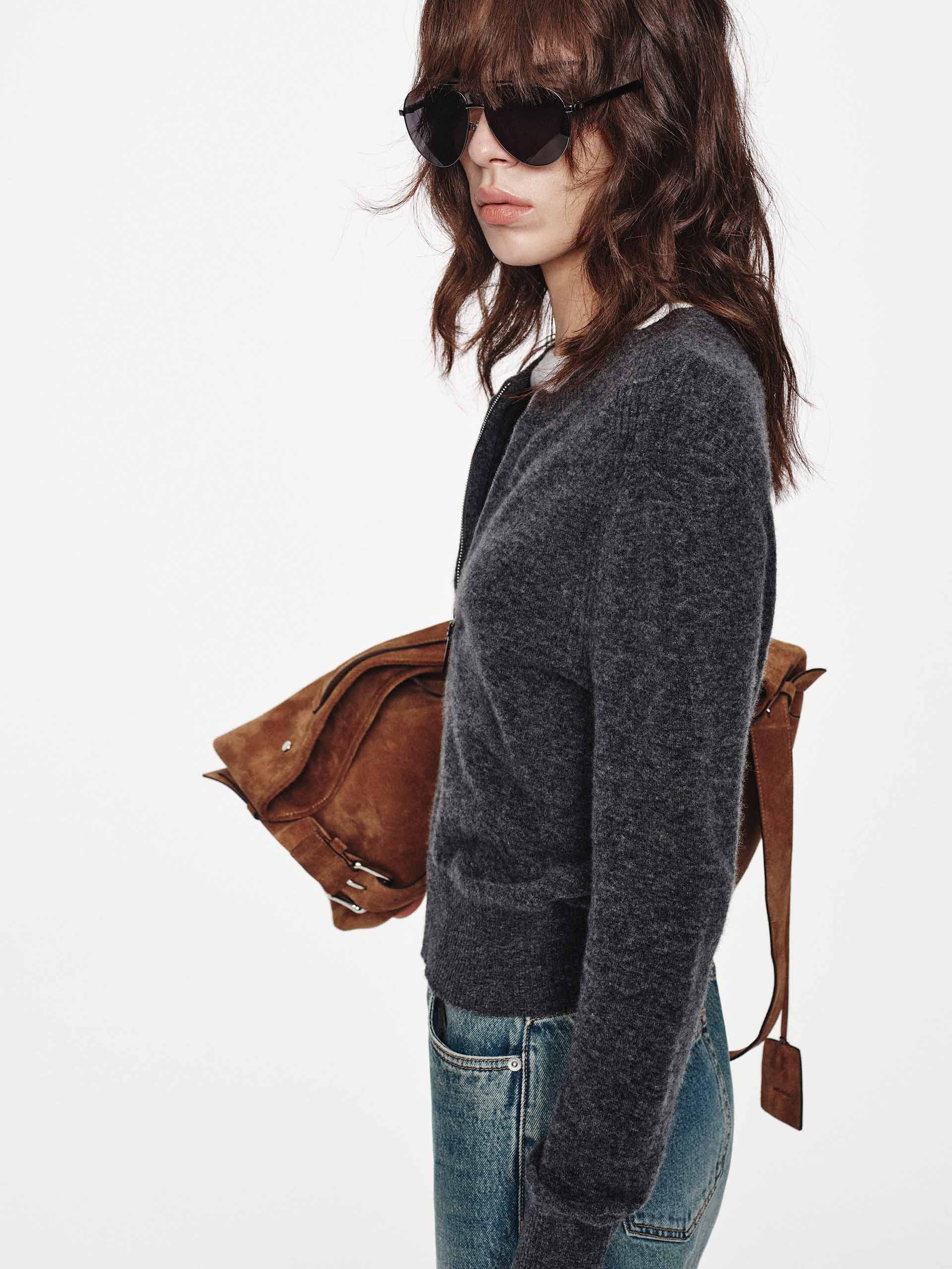 Wool Blend Knitted Cardigan - Image 7