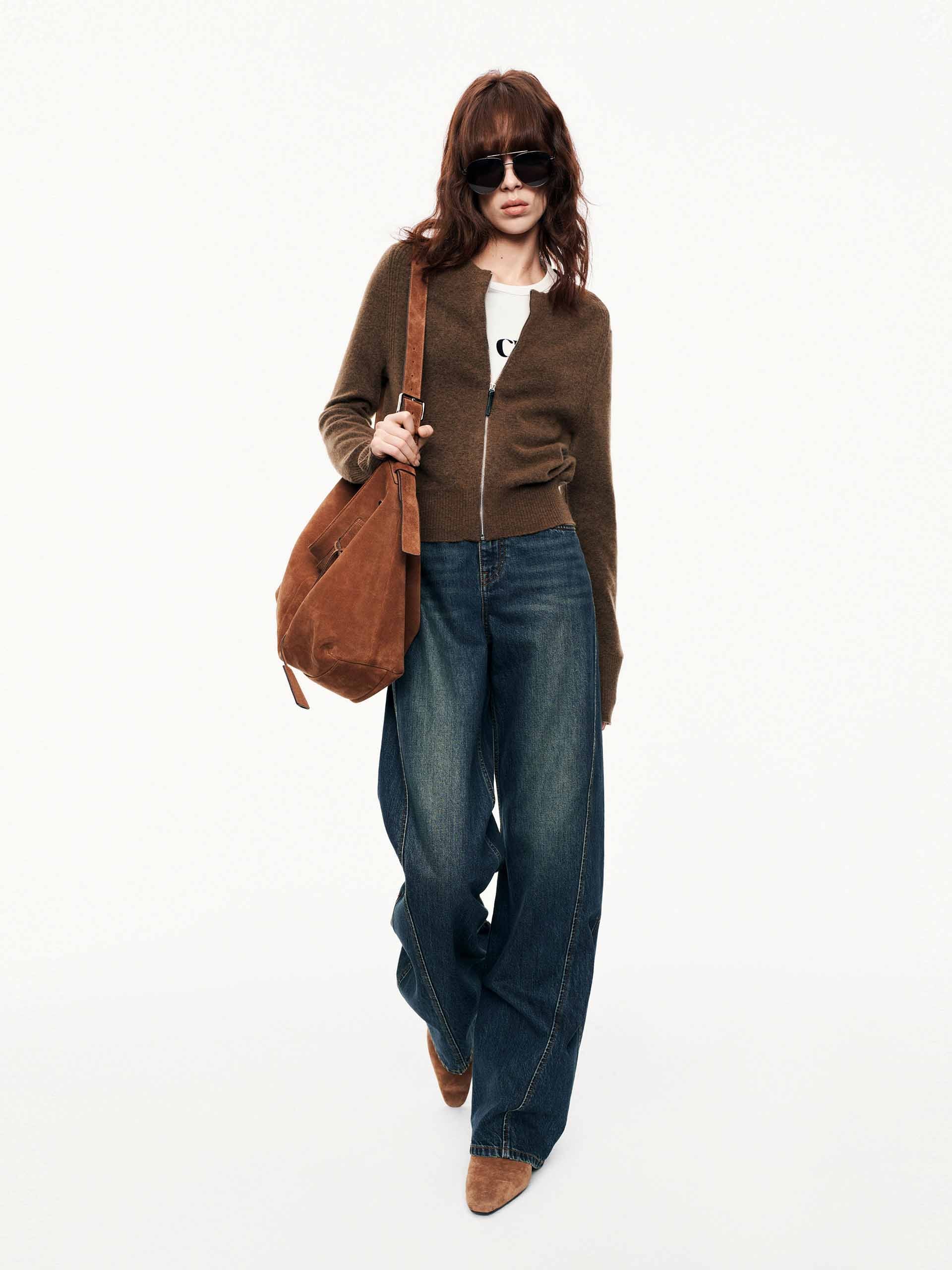 Wool Blend Knitted Cardigan - Image 9