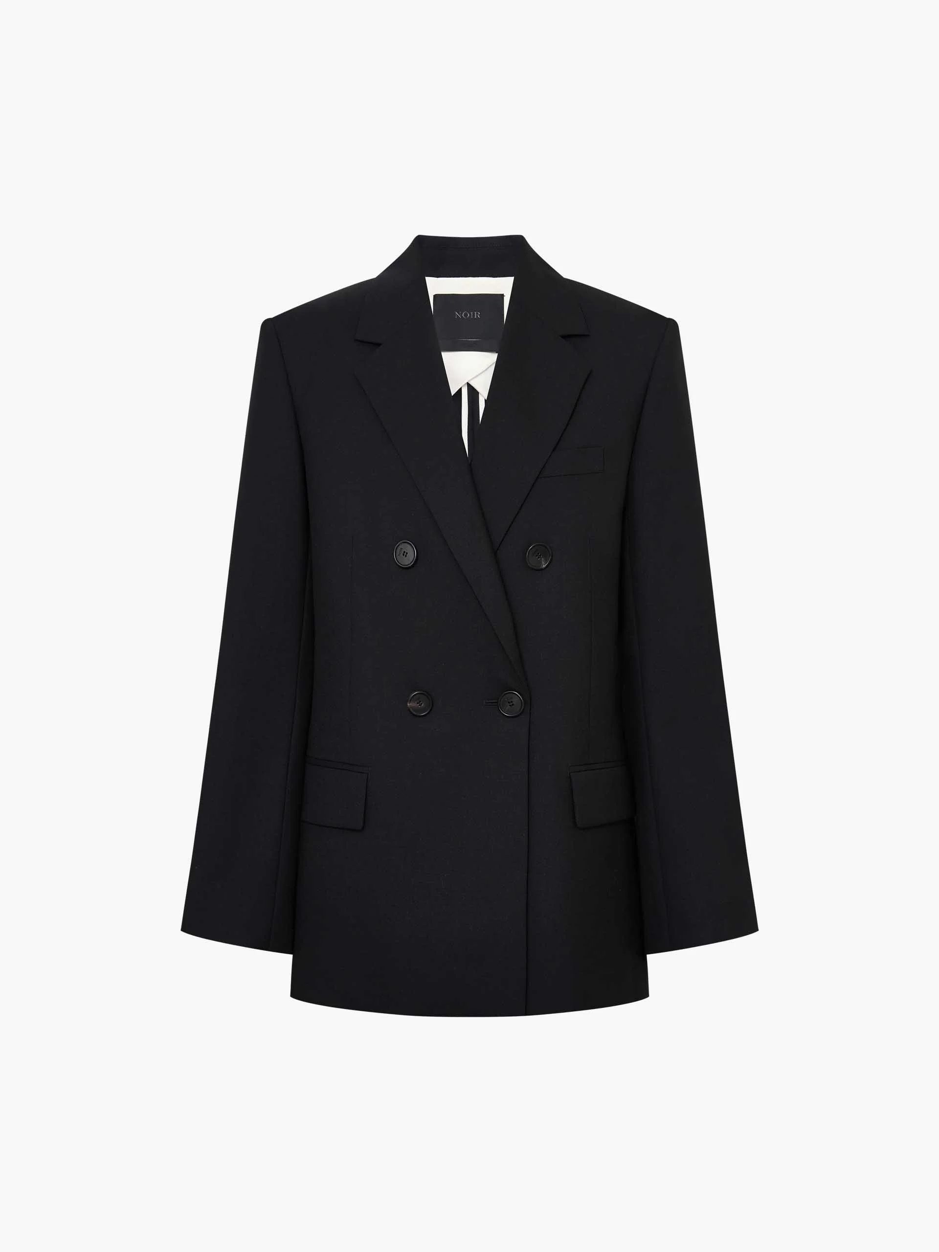 Wool Blend Long Blazer - Image 5