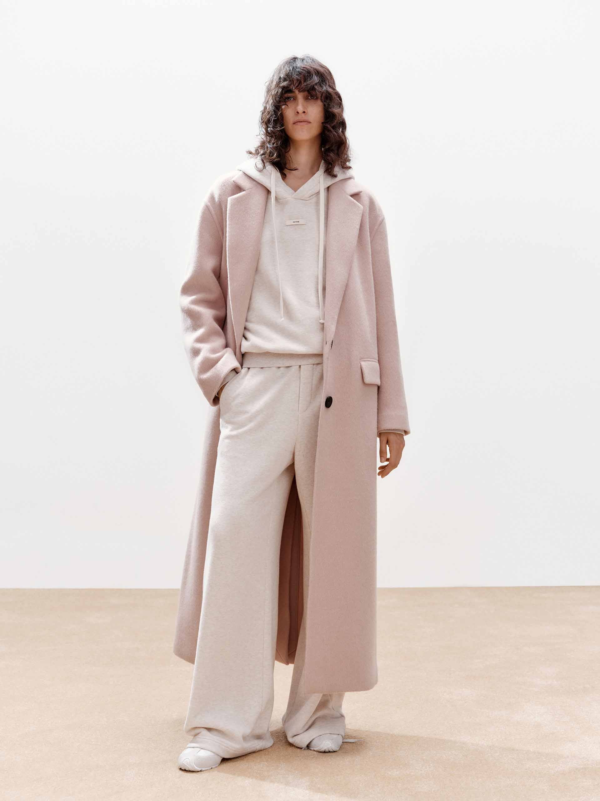 Wool Blend Long Coat - Image 8