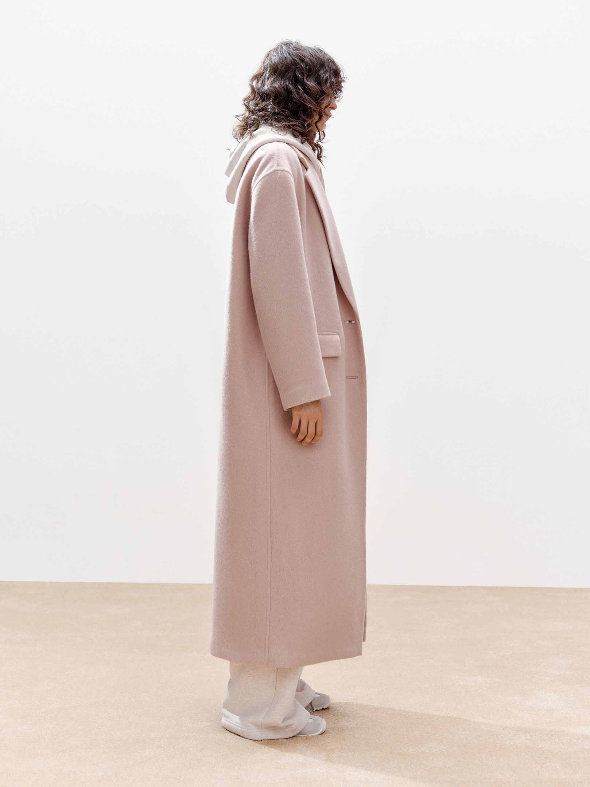 Wool Blend Long Coat - Image 9