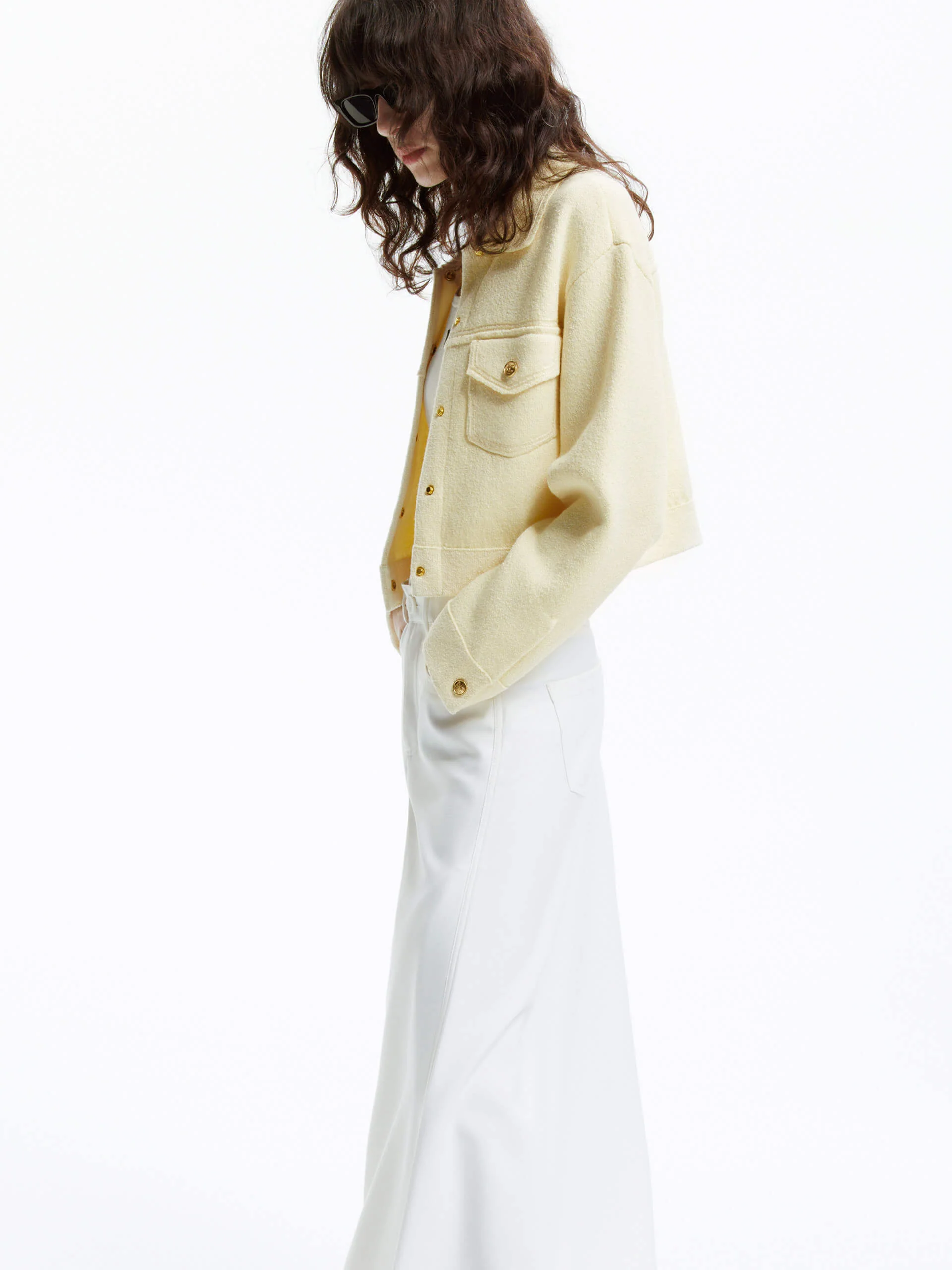 Wool Blend Maxi Skirt - Image 22