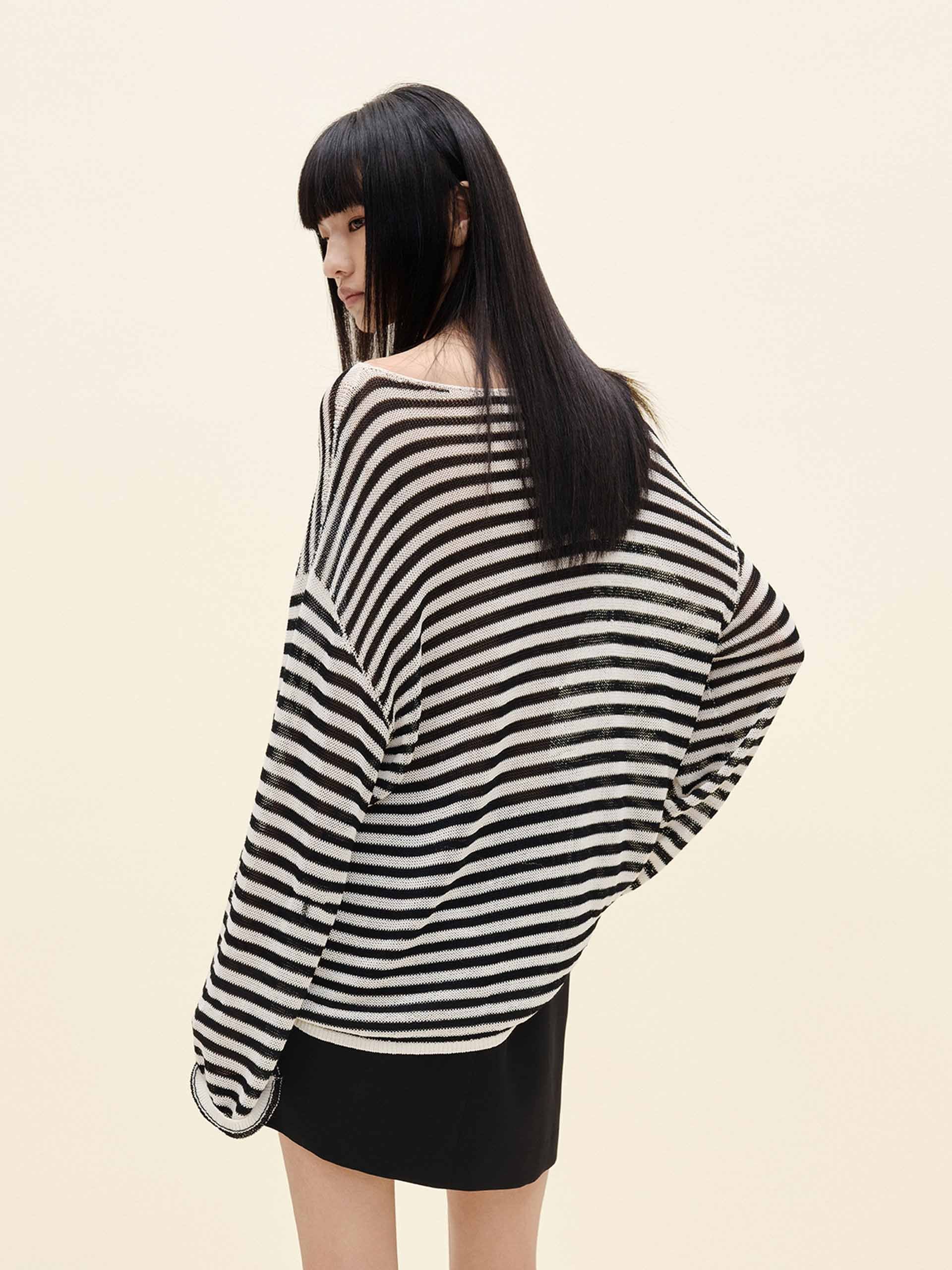 Wool Blend Striped Sweater - Image 6