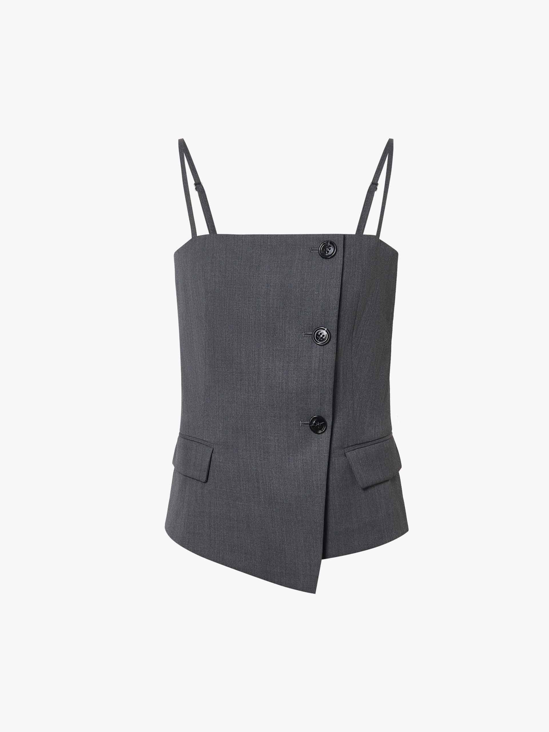 Wool Blend Tailored Top - Image 5