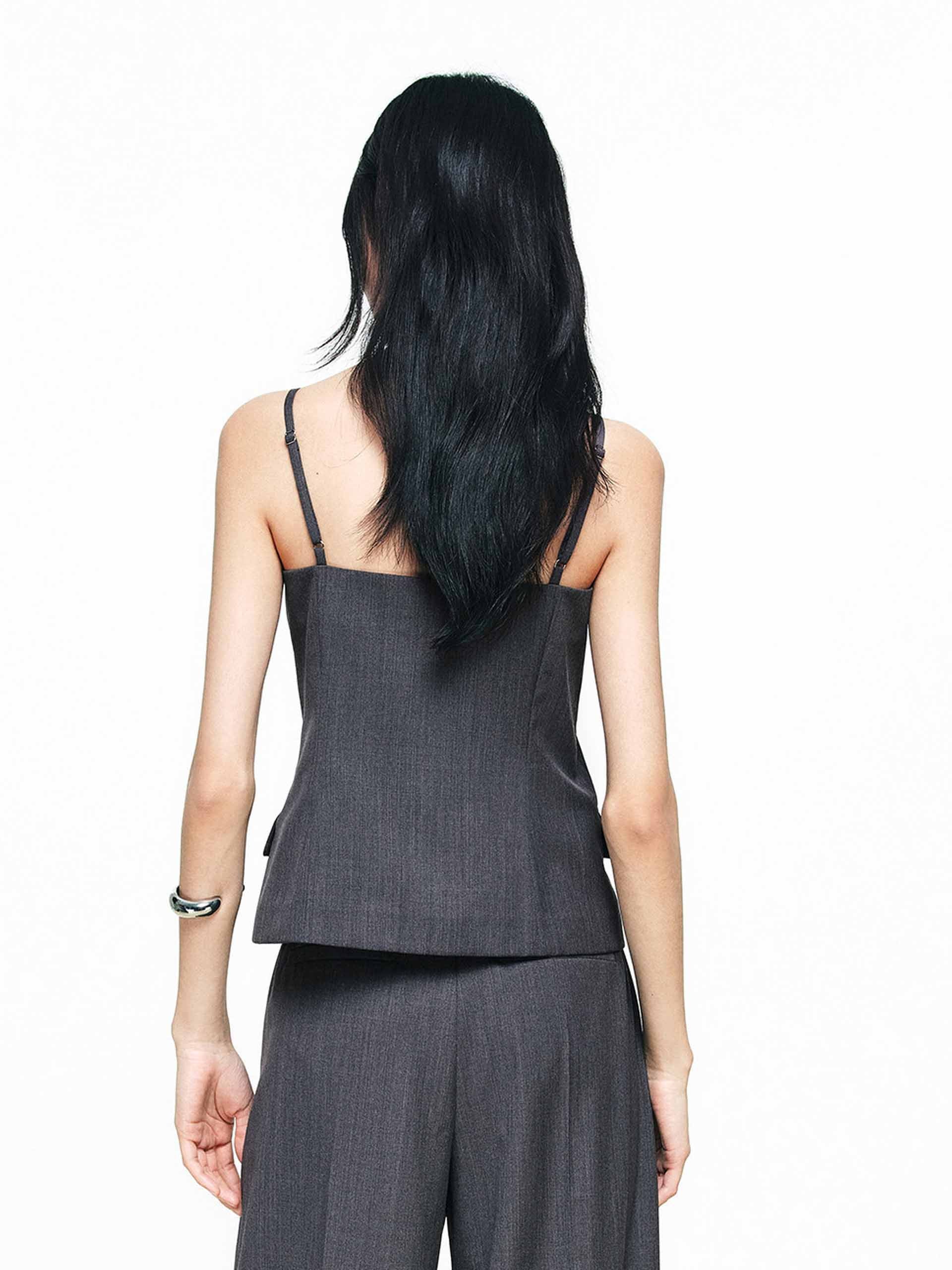 Wool Blend Tailored Top - Image 6