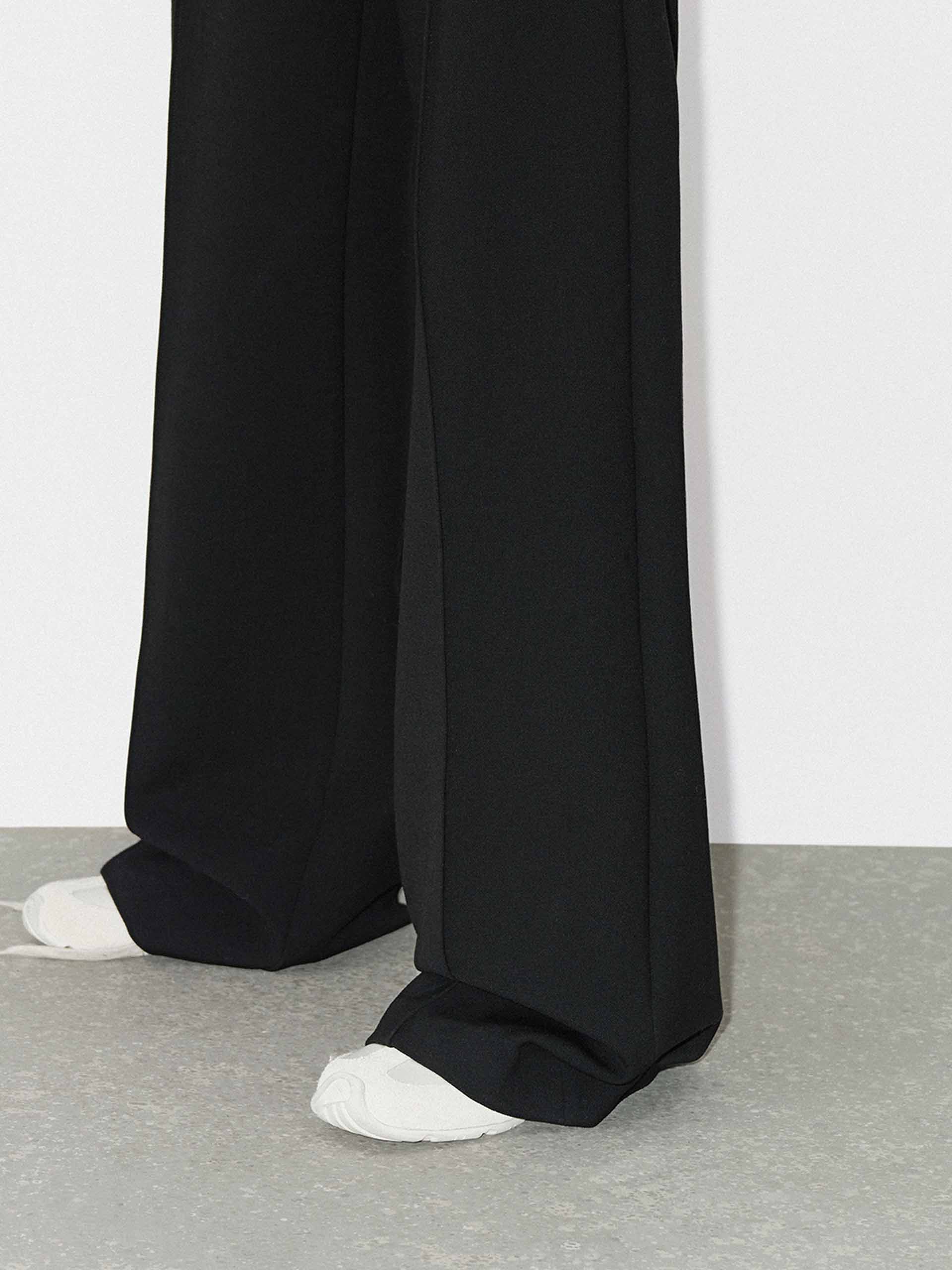 Wool Blend Tailored Twill Pants - Image 8