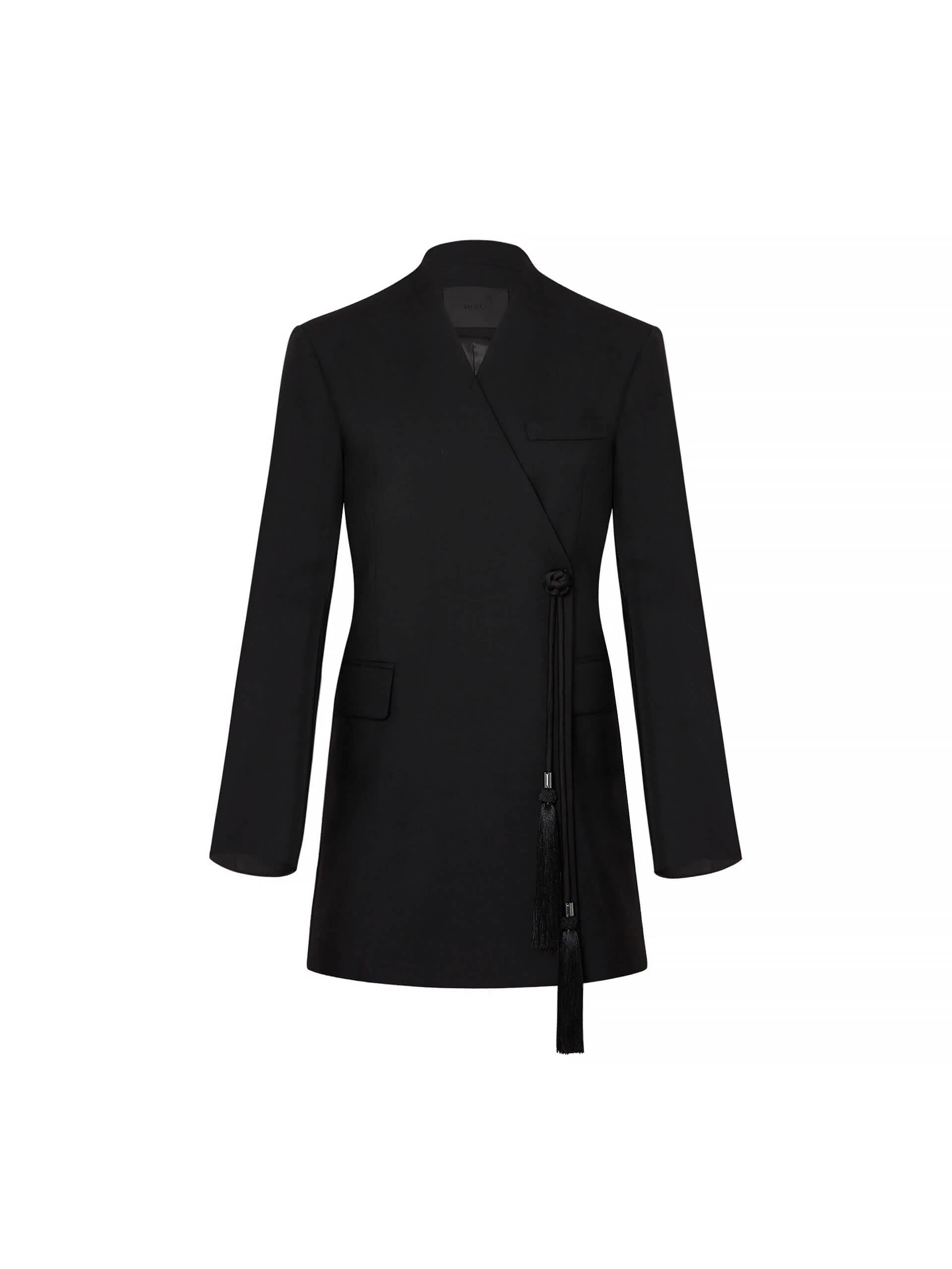 Wool Blend Wrap Dress - Image 5