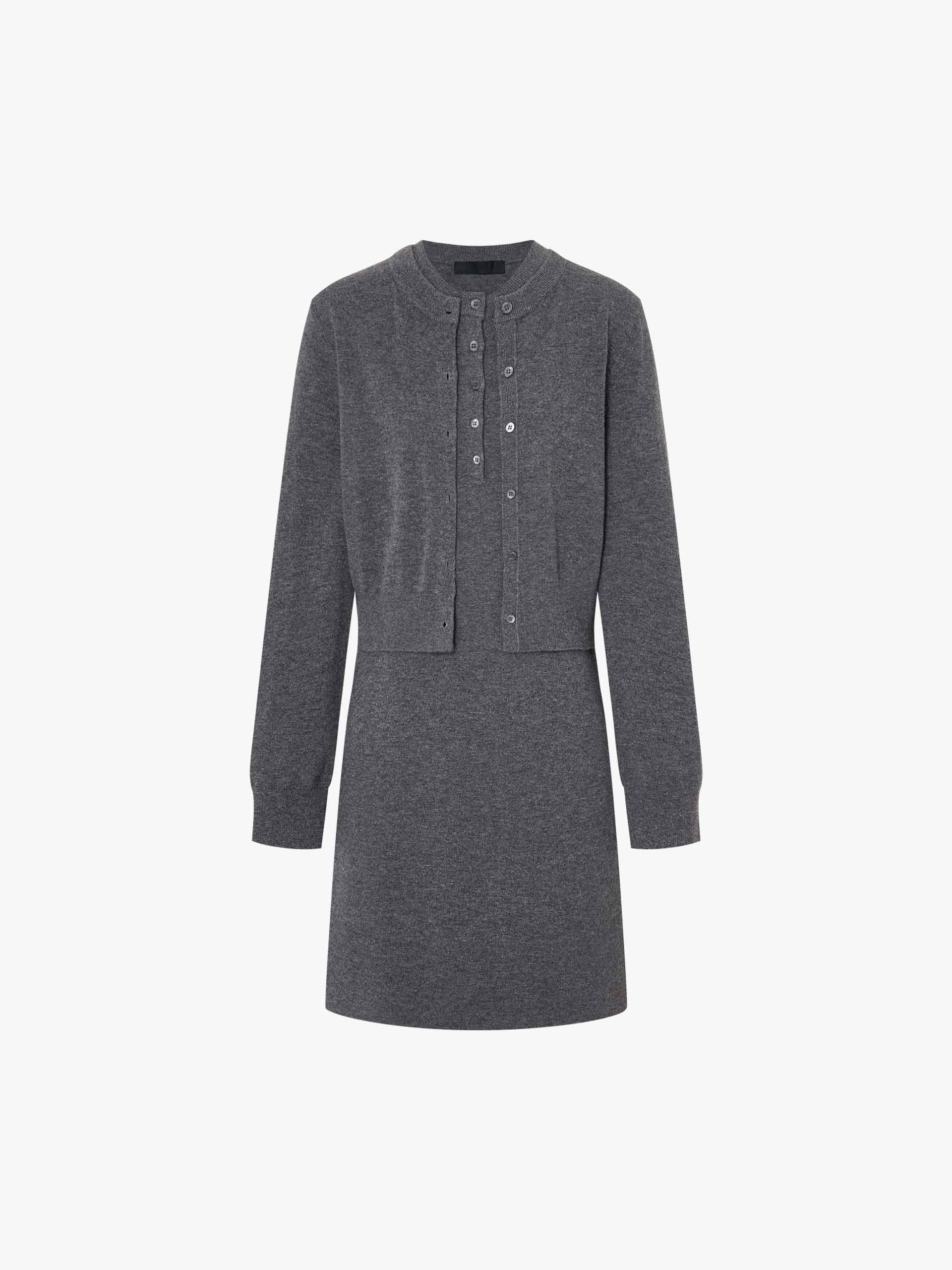 Wool Cardigan Set Dress - Image 5