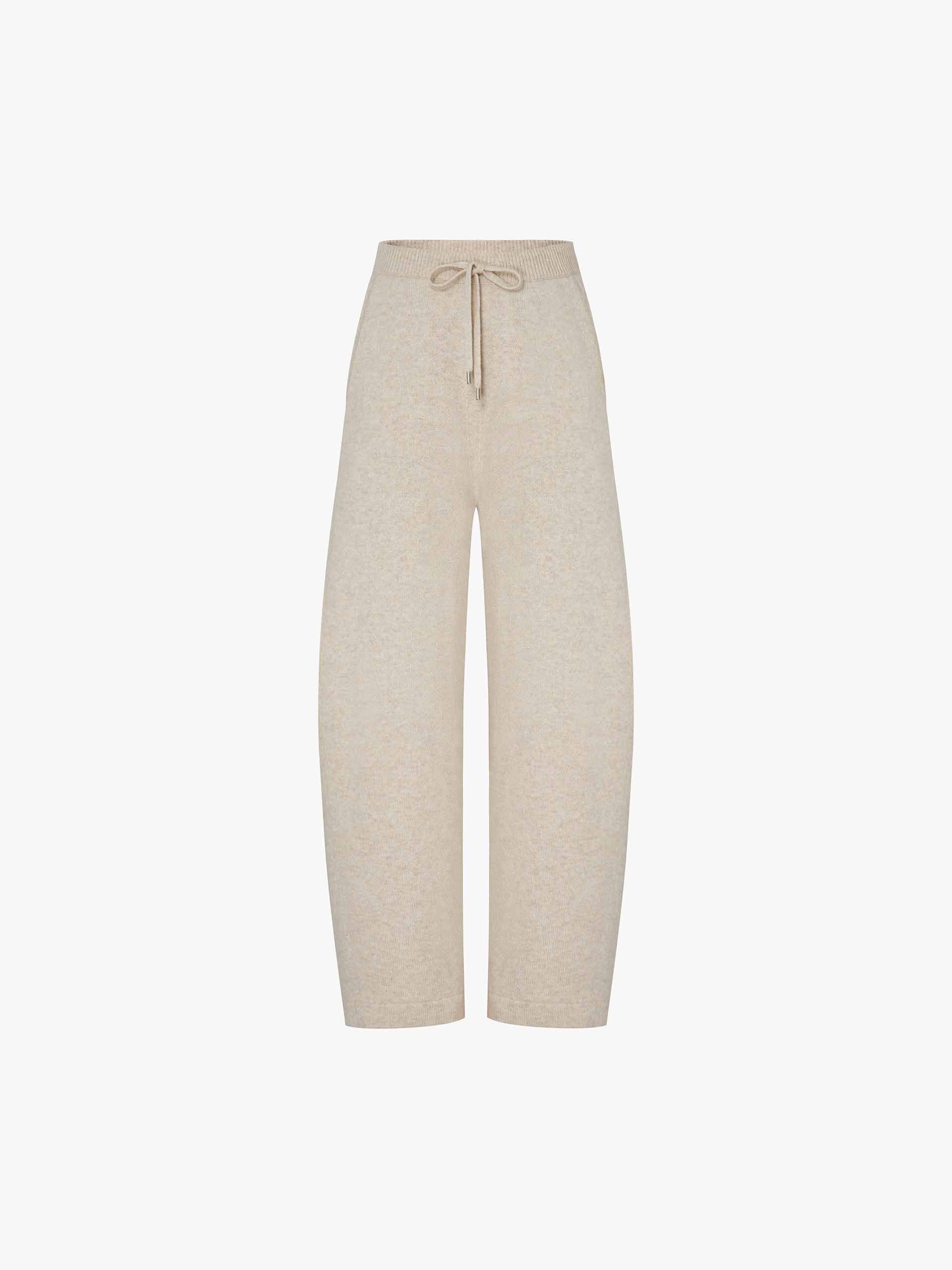 Wool Cashmere Barrel Pants - Image 5