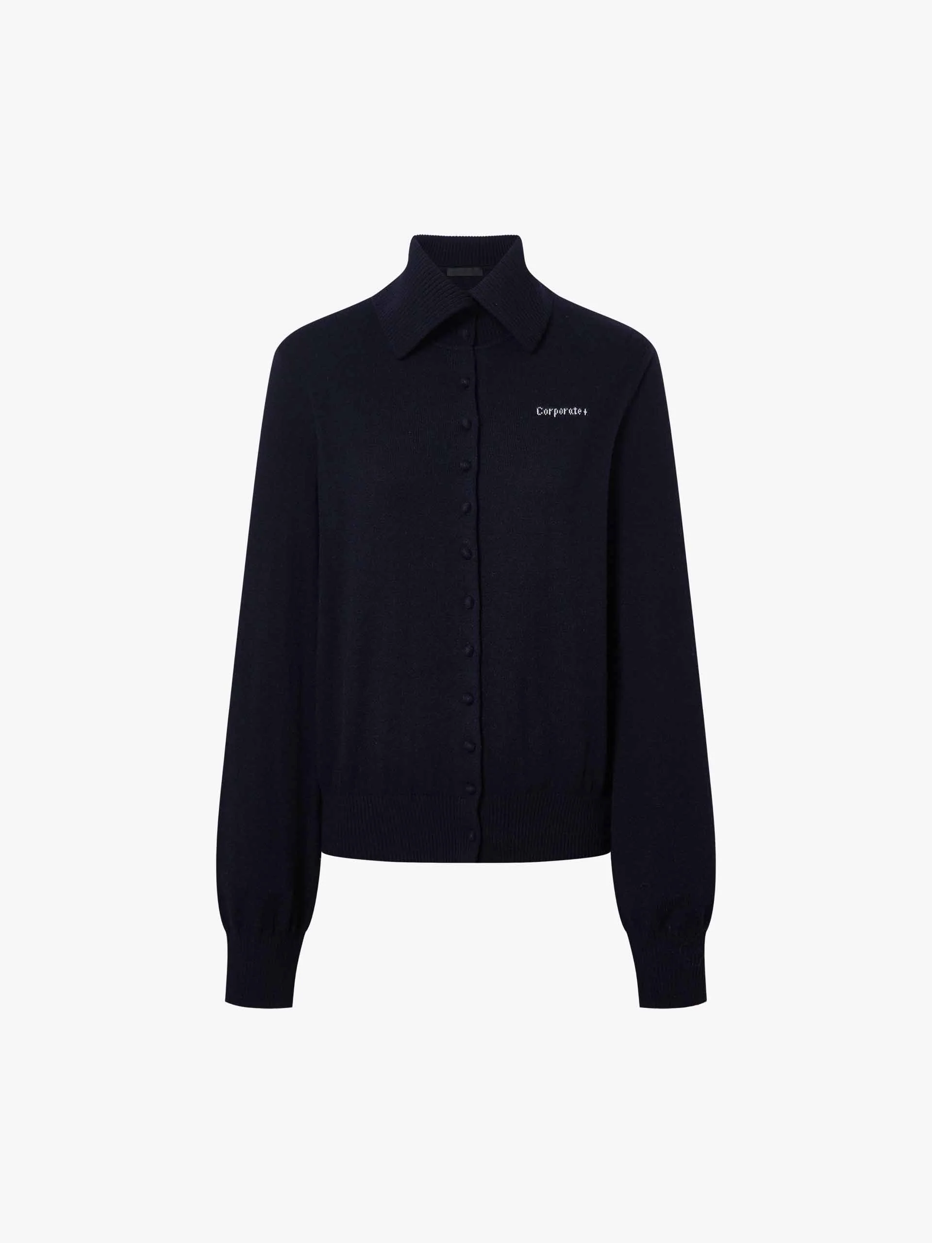 Wool Cashmere Button Cardigan - Image 5