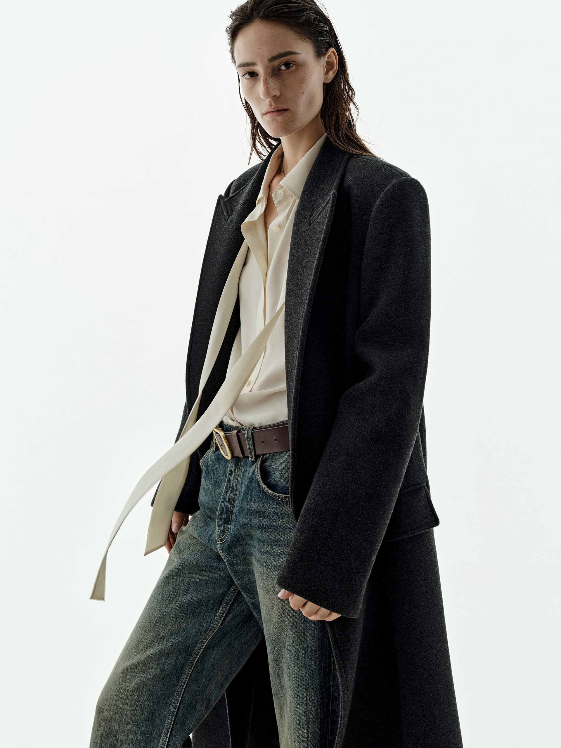 Wool Cashmere Long Overcoat - Image 7