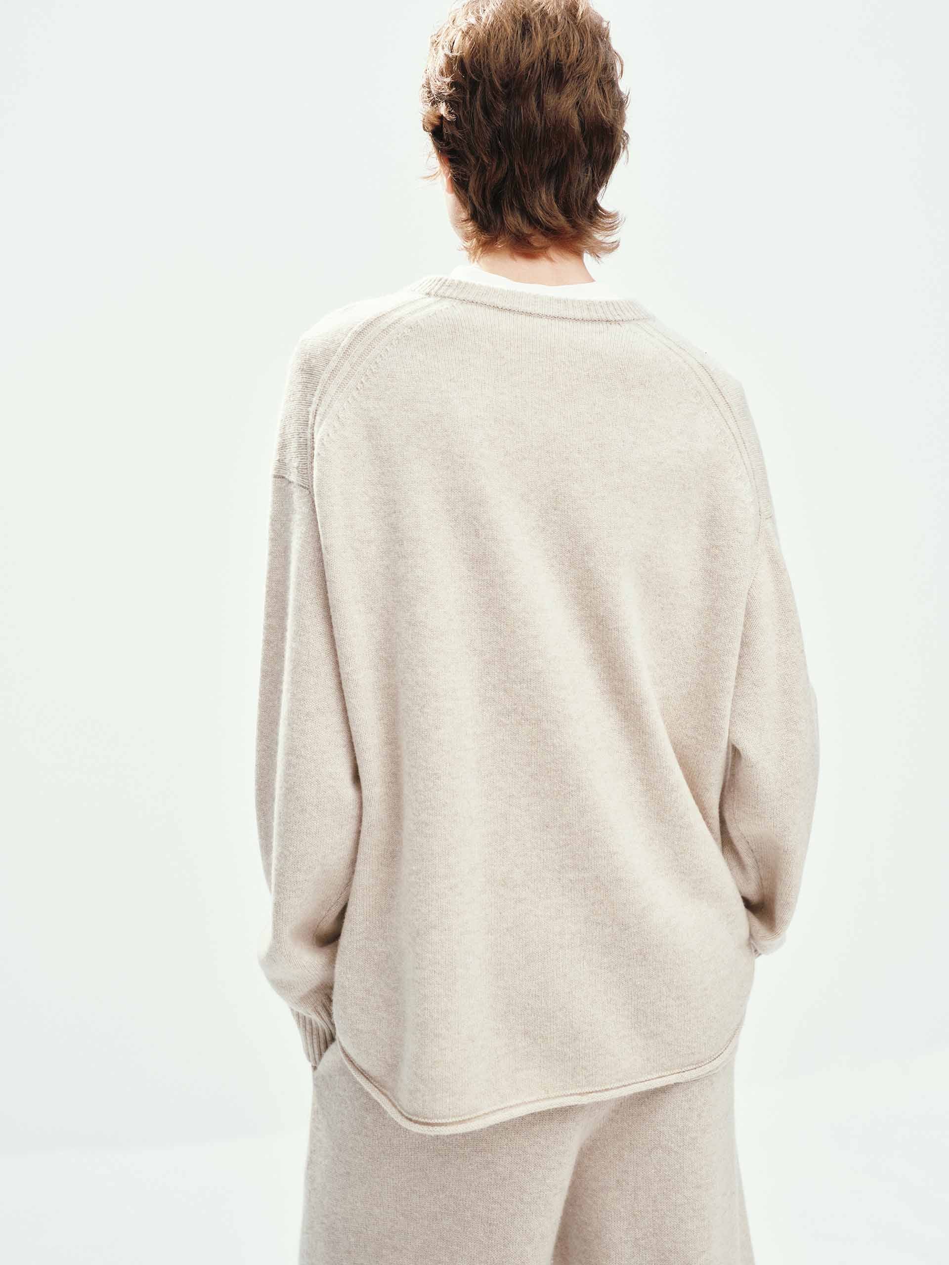Wool Cashmere Relaxed Sweater - Image 6