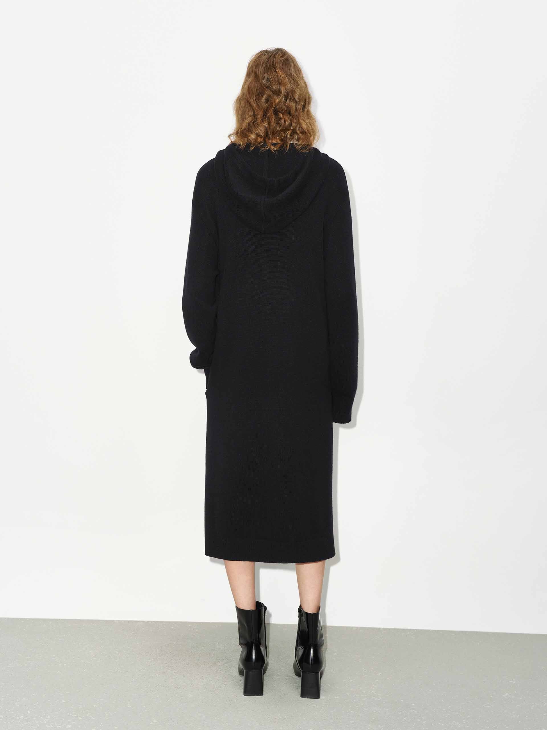 Wool Hood Midi Dress - Image 8