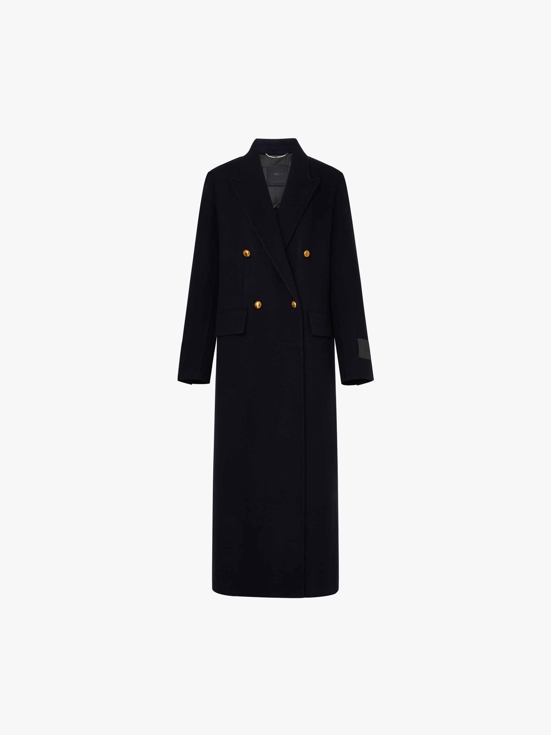Wool Longline Overcoat - Image 5