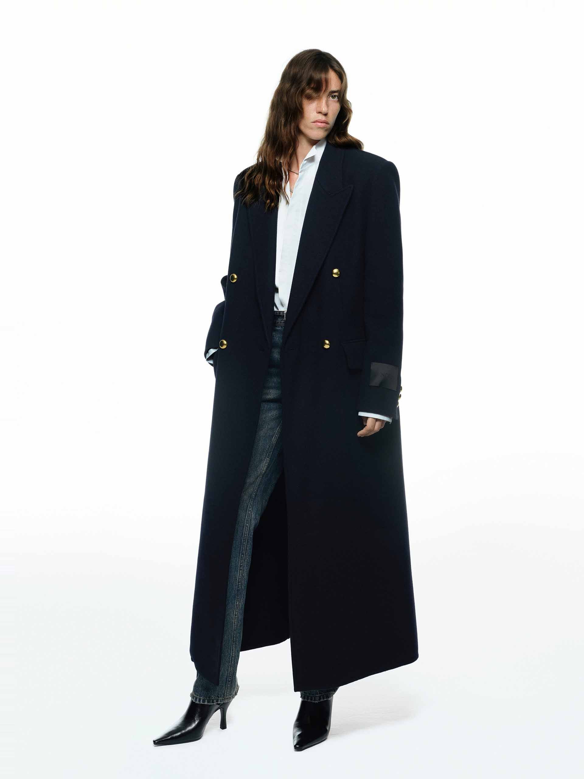 Wool Longline Overcoat - Image 6