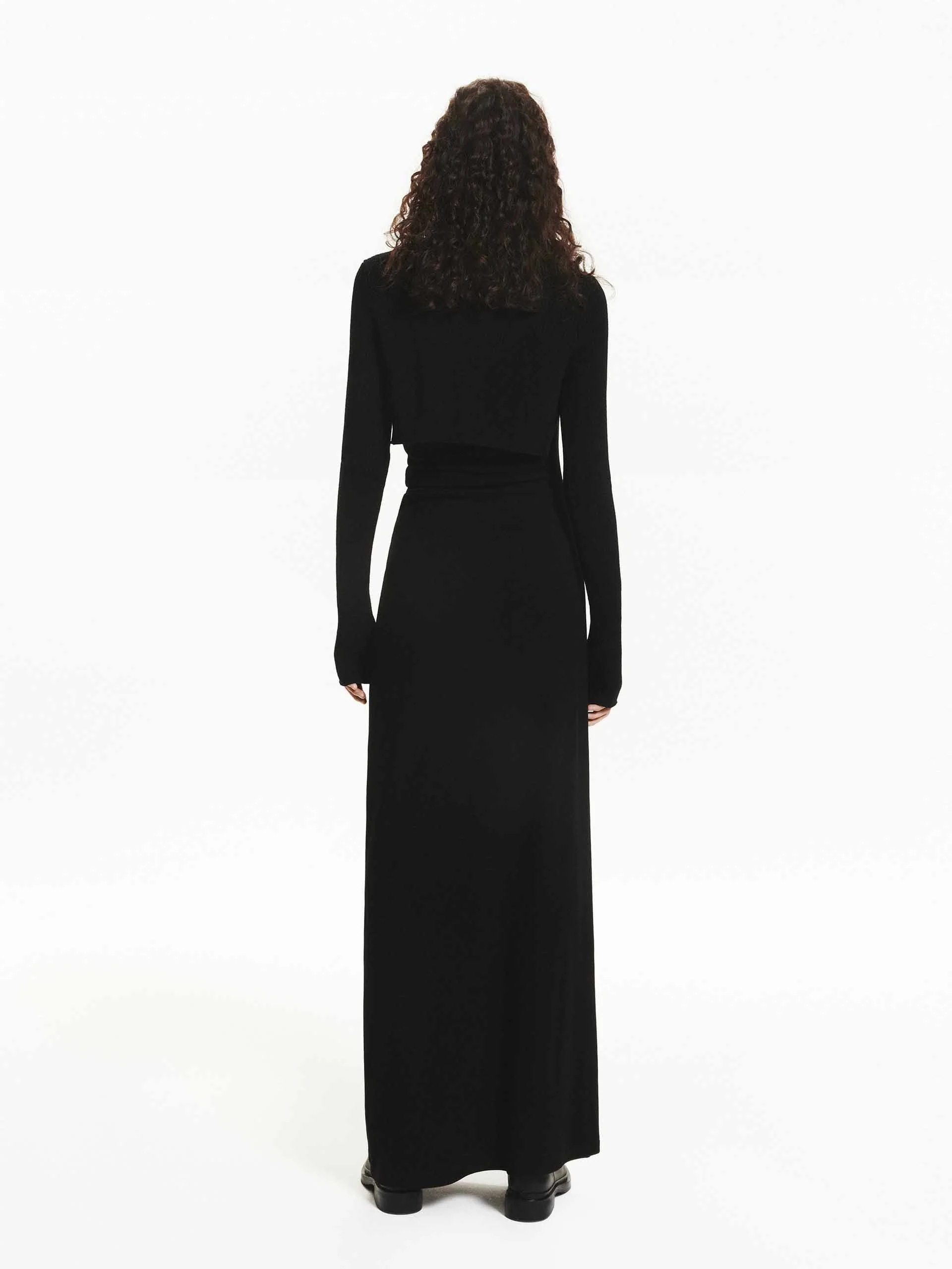 Wool Maxi Tank Dress Set - Image 11