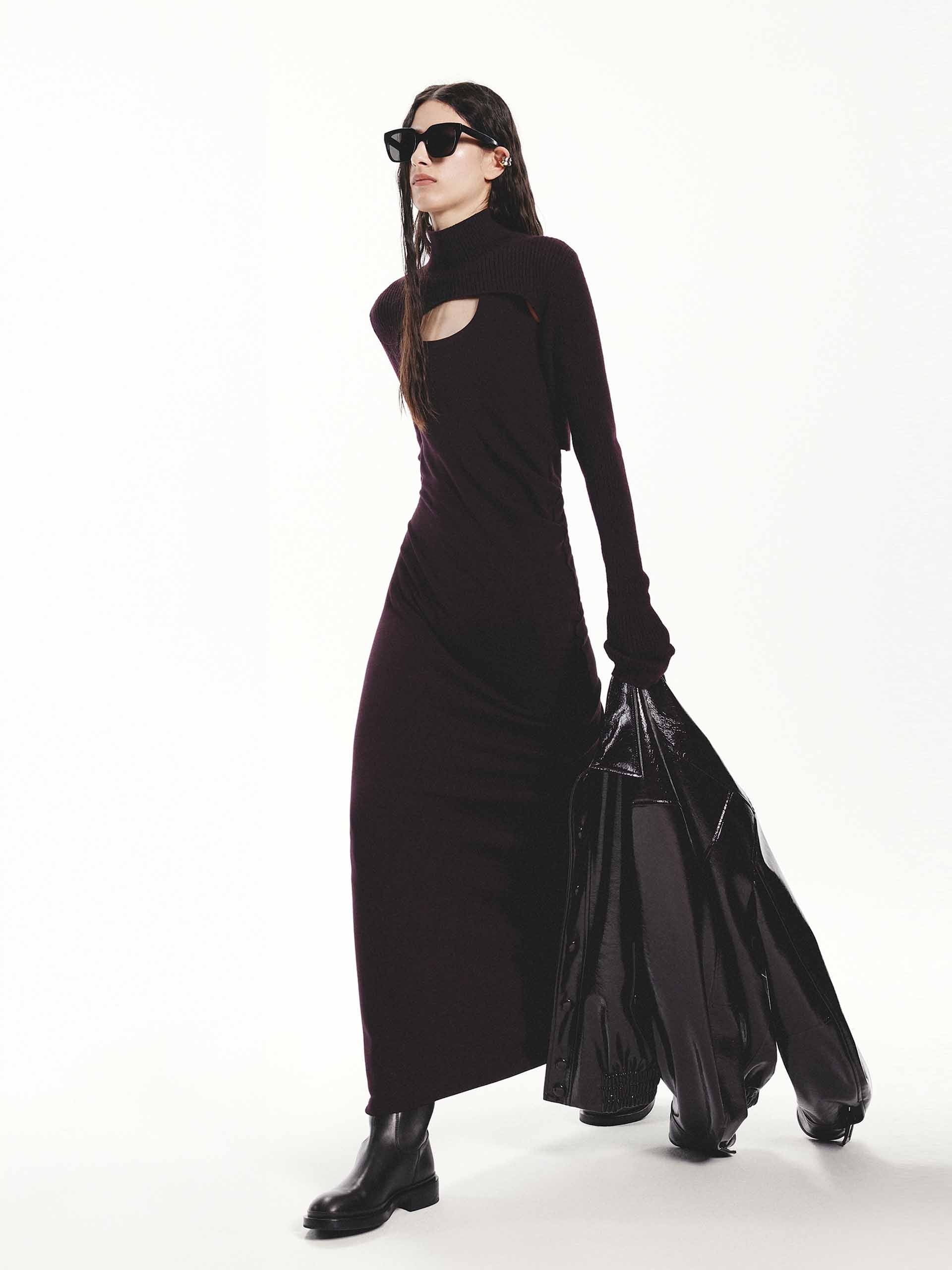 Wool Maxi Tank Dress Set - Image 2