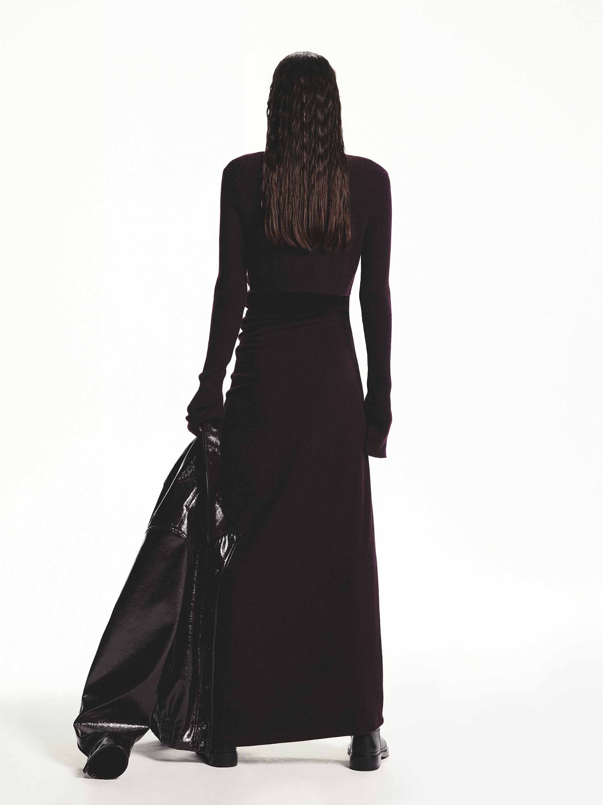 Wool Maxi Tank Dress Set - Image 3