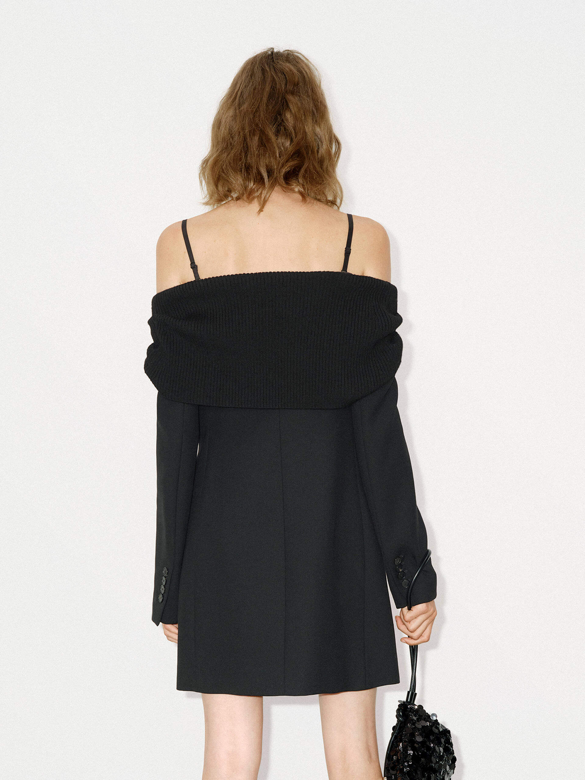 Wool Mini Blazer Dress - Image 3