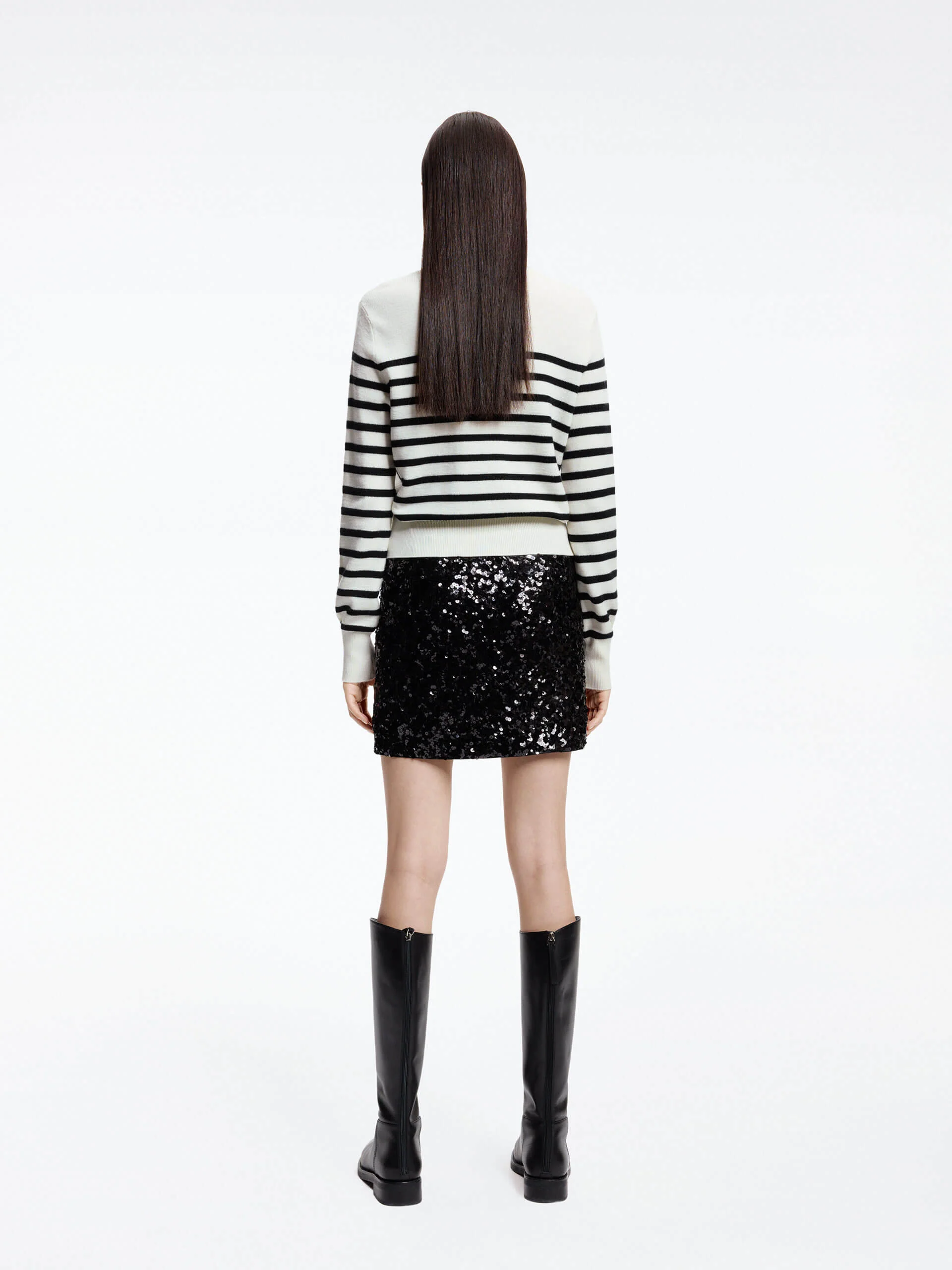 Wool Striped Knit Sweater - Image 11