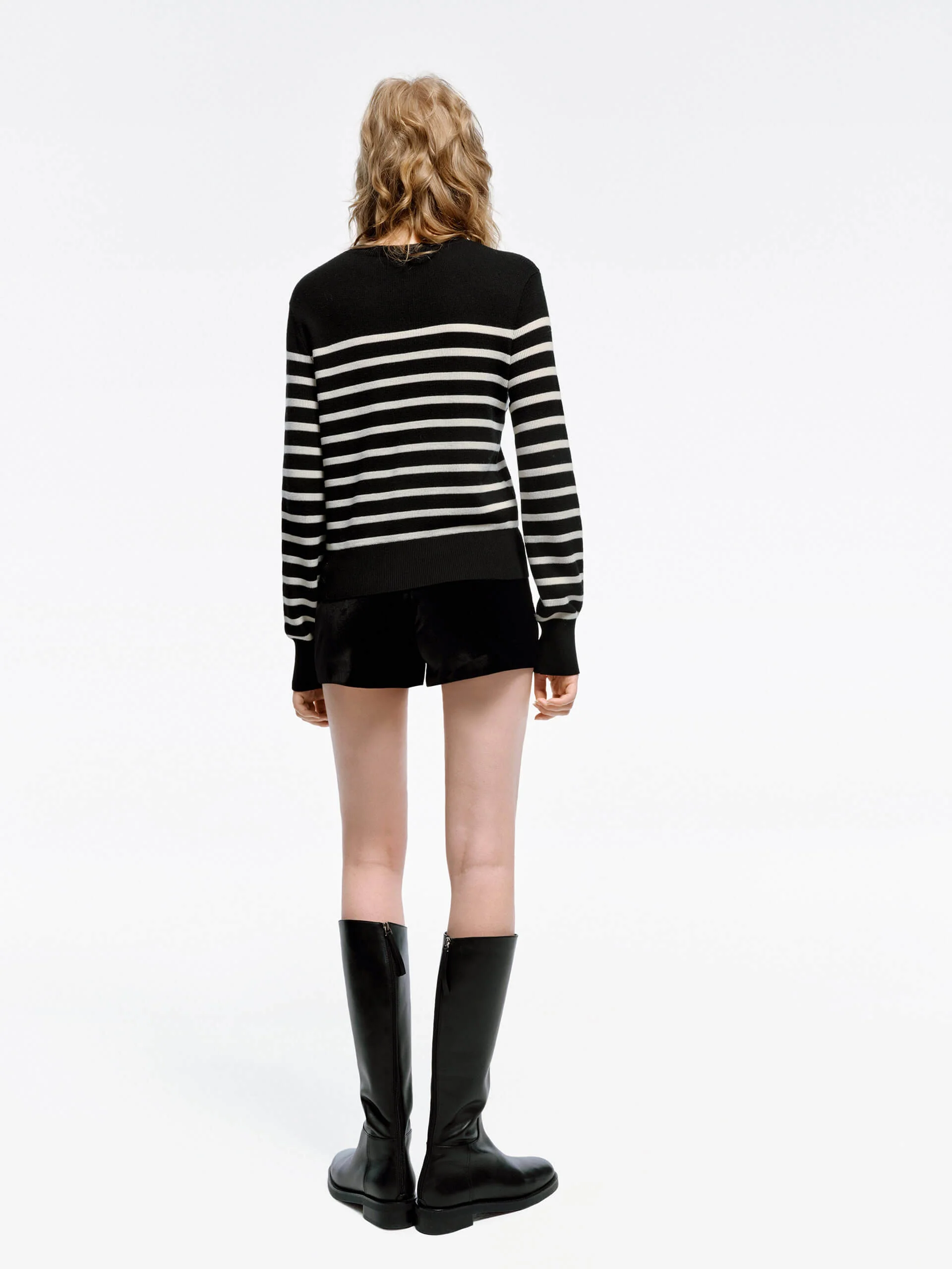 Wool Striped Knit Sweater - Image 6