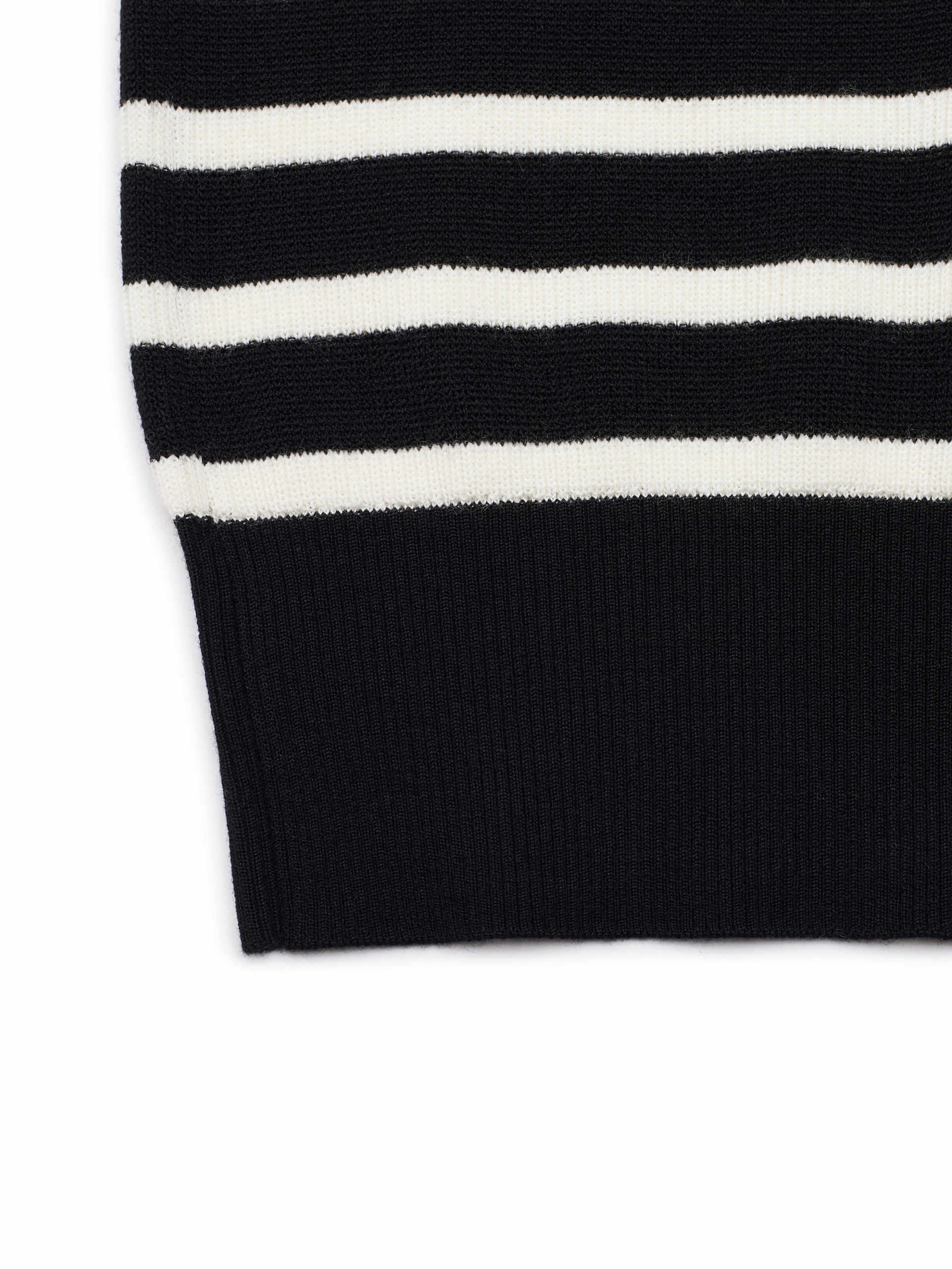 Wool Striped Knit Sweater - Image 8