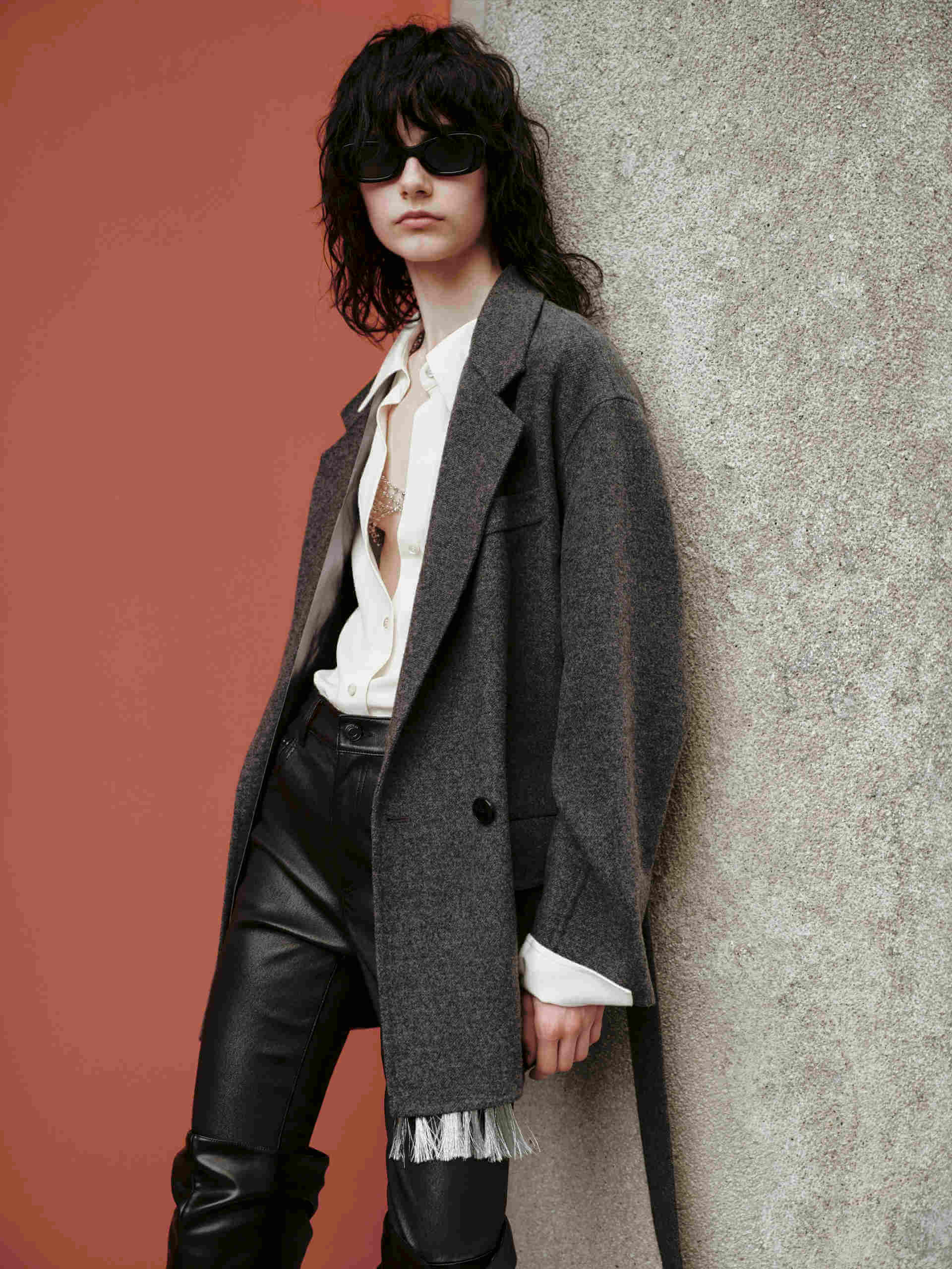 Wool Structured Blazer Coat - Image 5