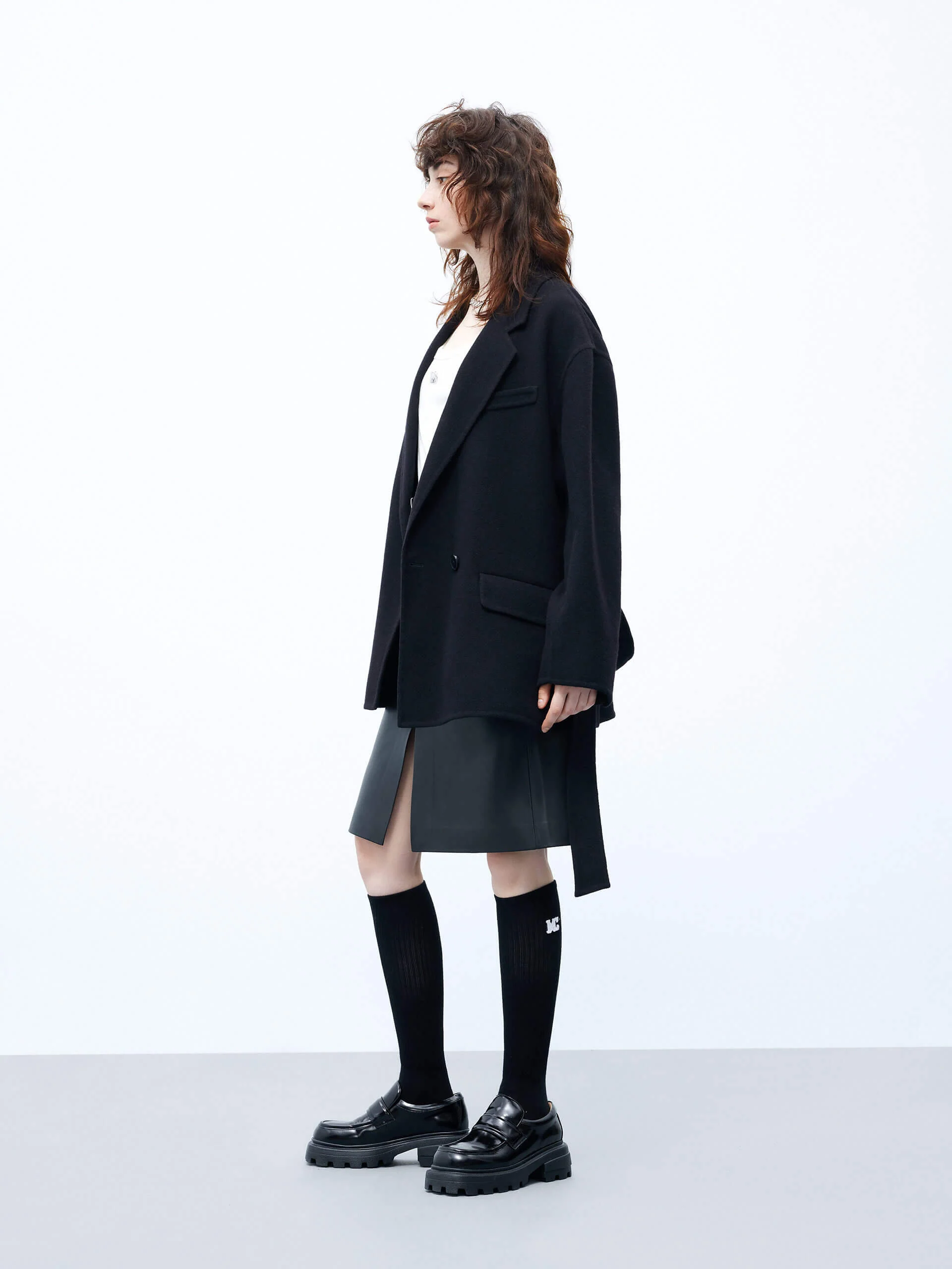 Wool Structured Blazer Coat - Image 8