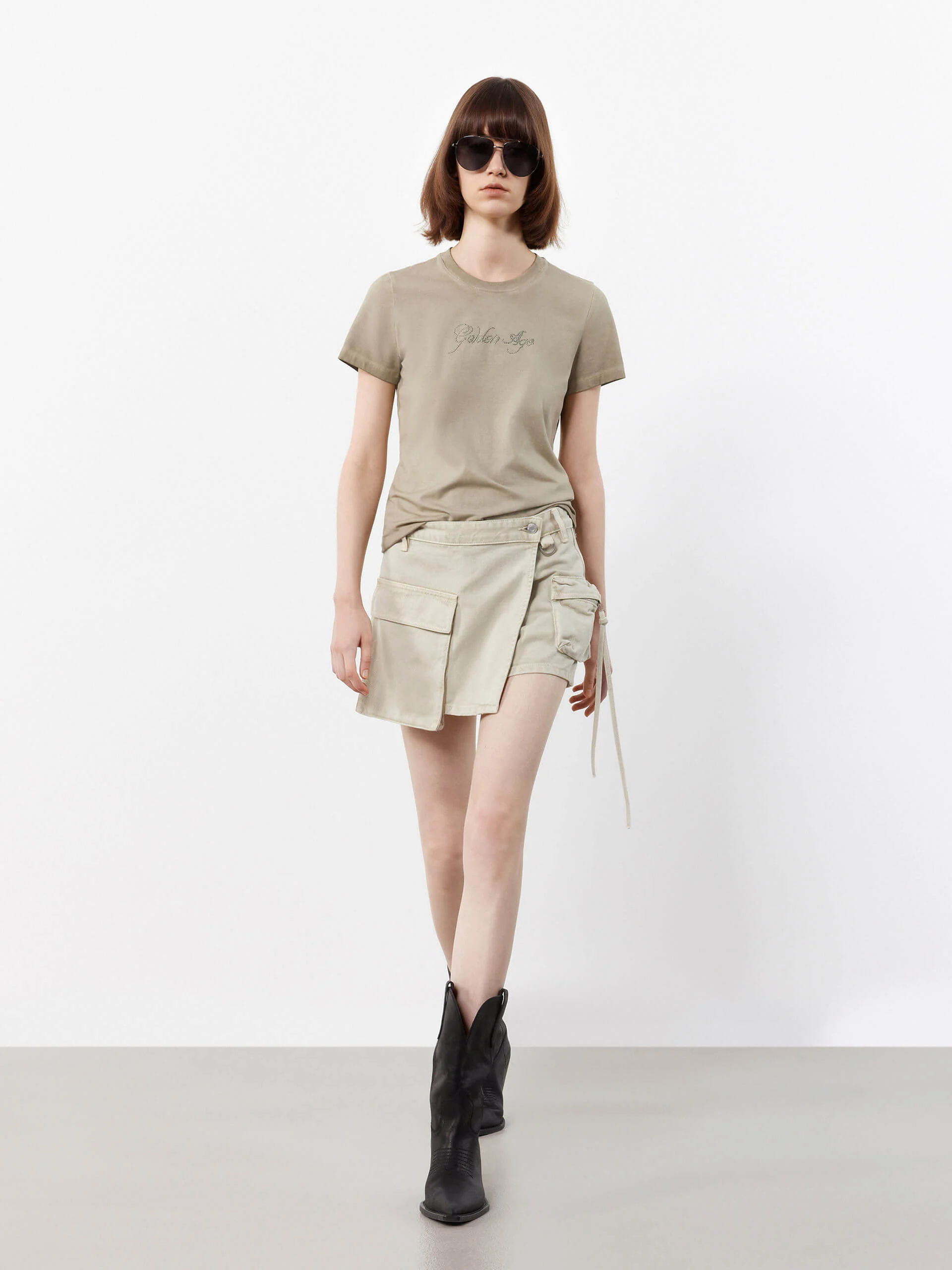 Wrap Detail Cargo Shorts - Image 10
