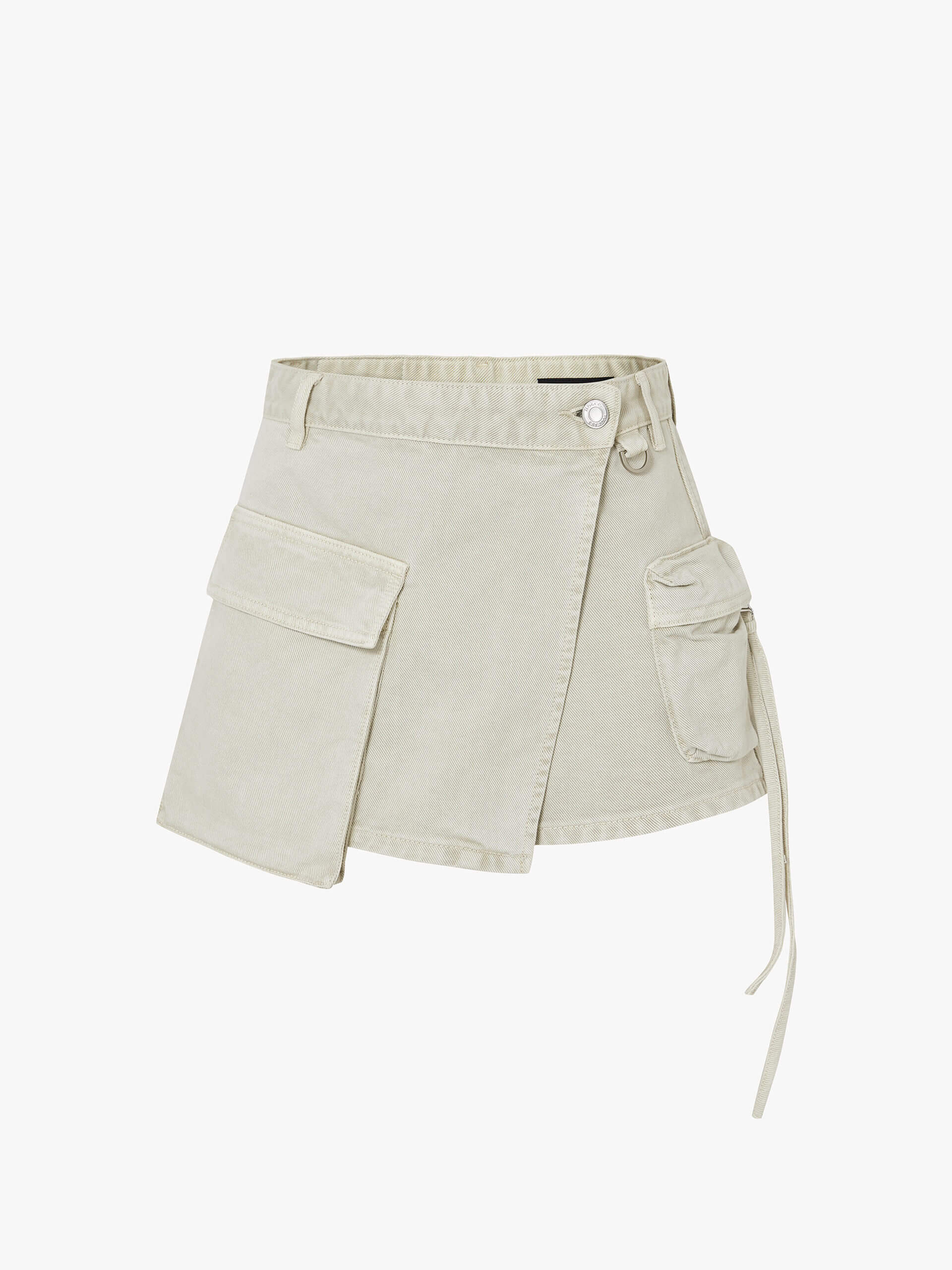 Wrap Detail Cargo Shorts - Image 13