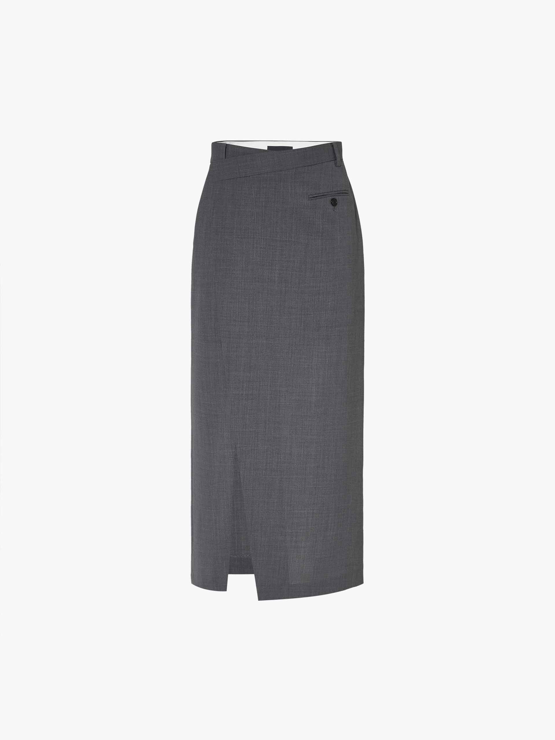 Wrap Detail Midi Skirt - Image 5