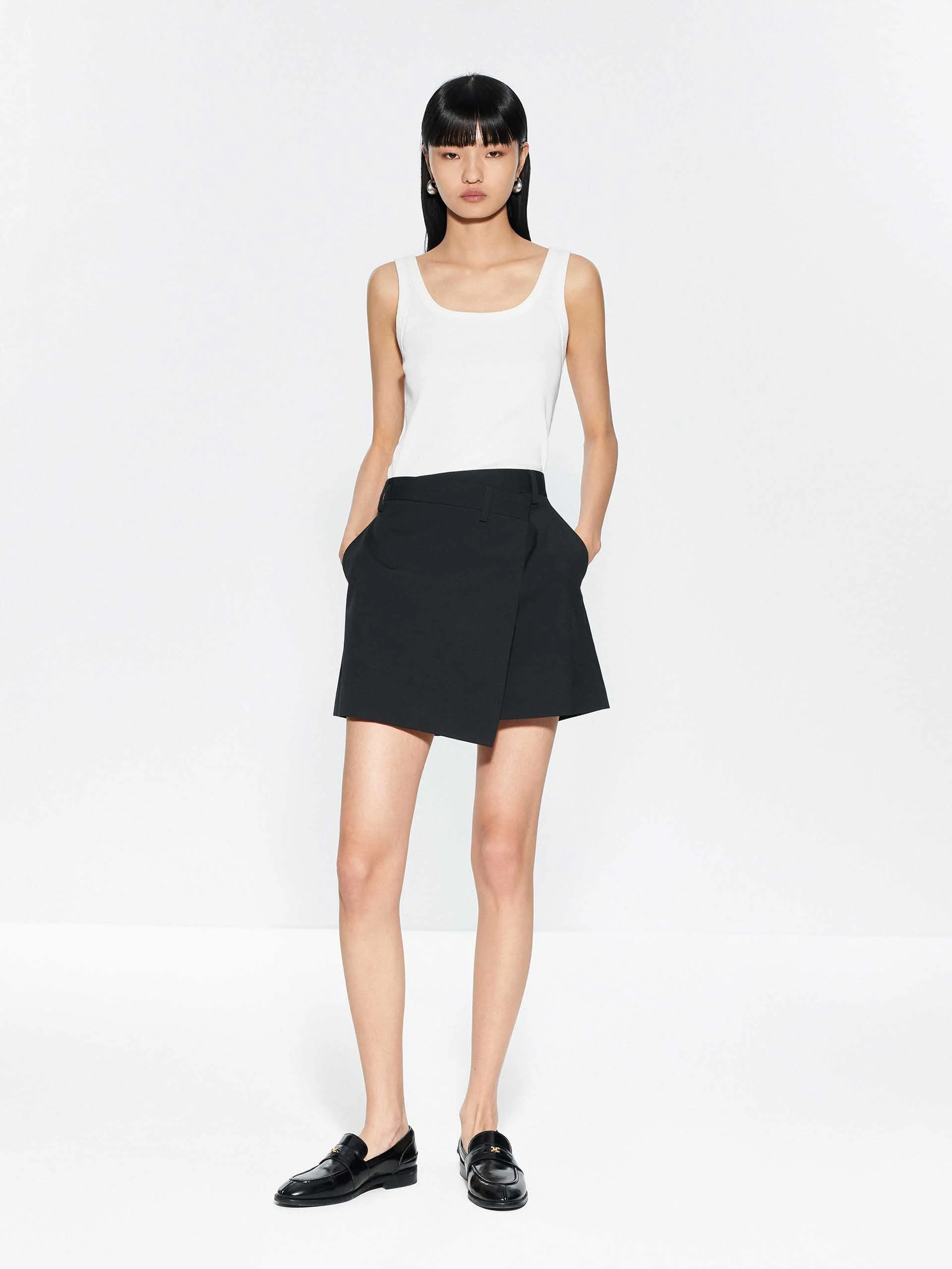 Wrap Detail Mini Skirt - Image 9