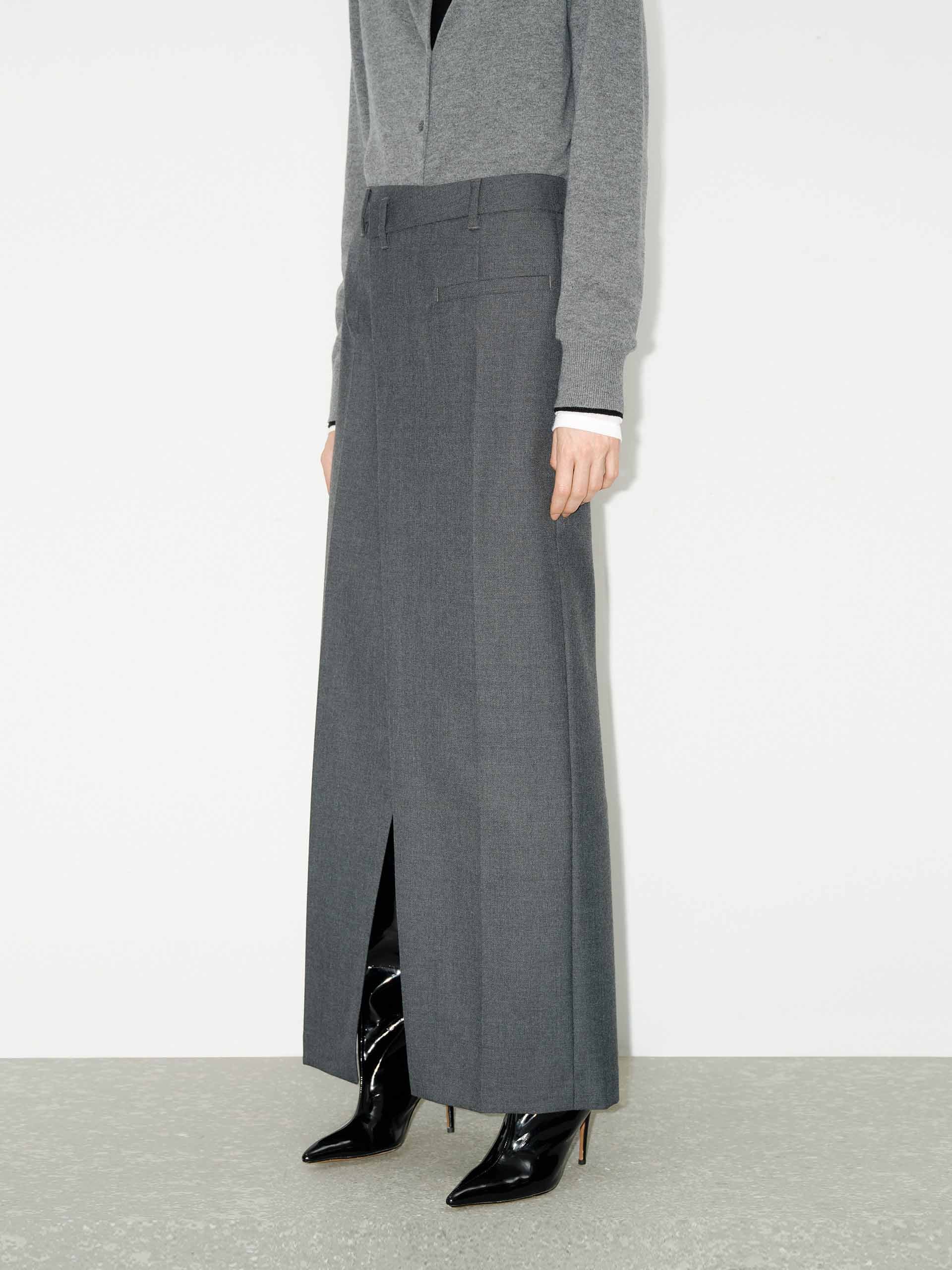 Wrap Detail Slit Maxi Skirt - Image 7
