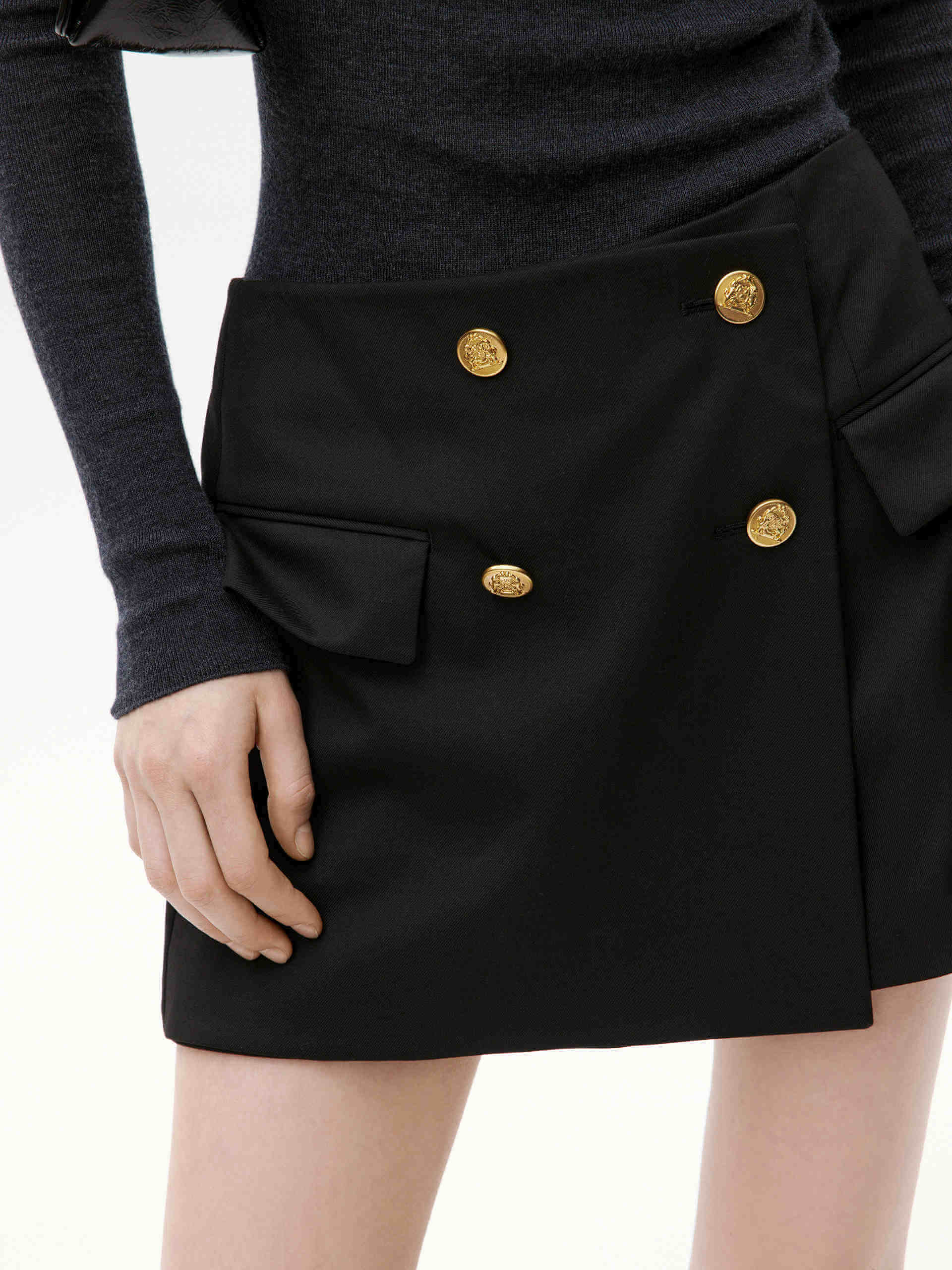 Wrap Detail Tailored Skort - Image 4