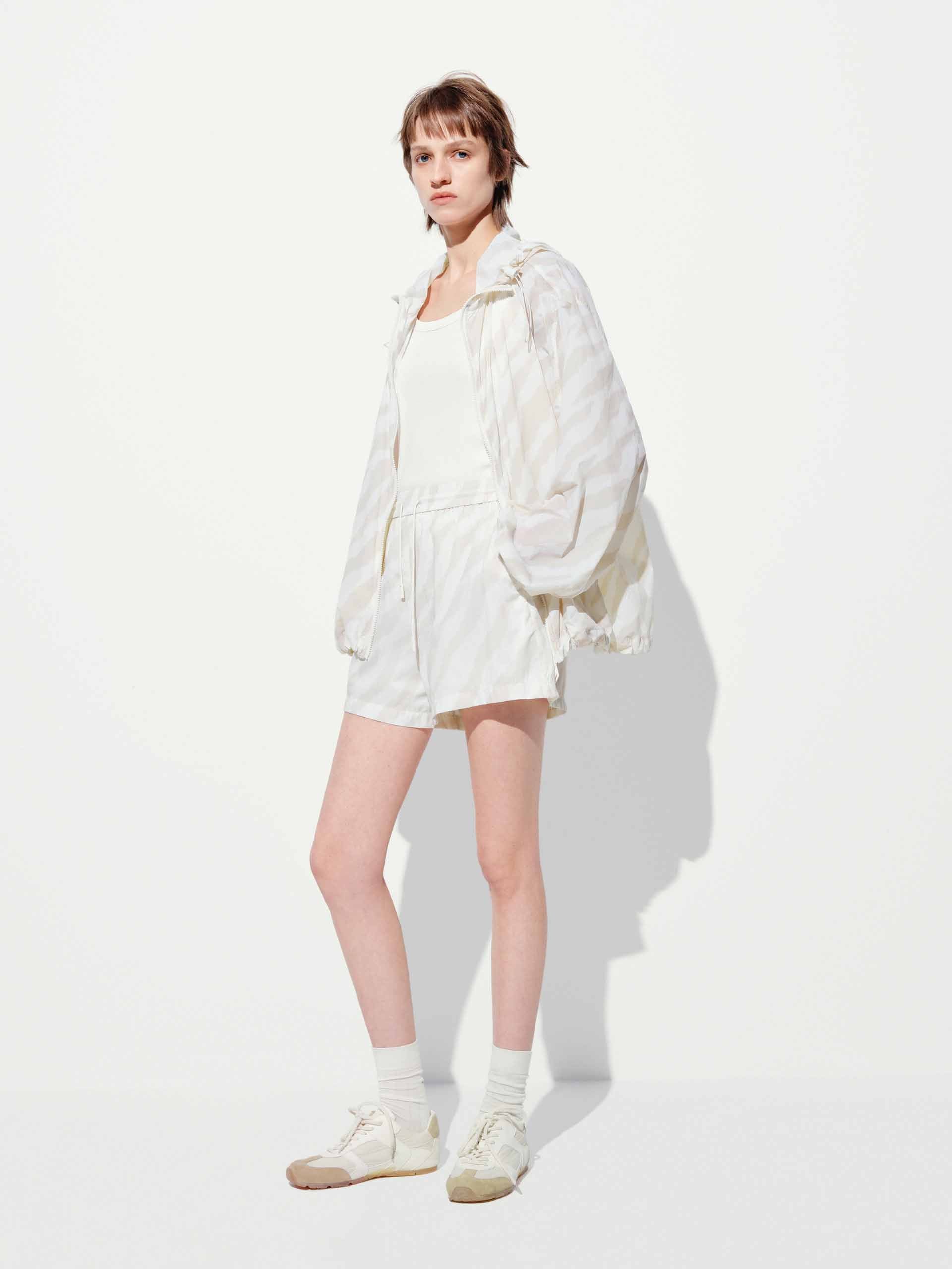 Zebra Pattern Elastic Shorts - Image 2