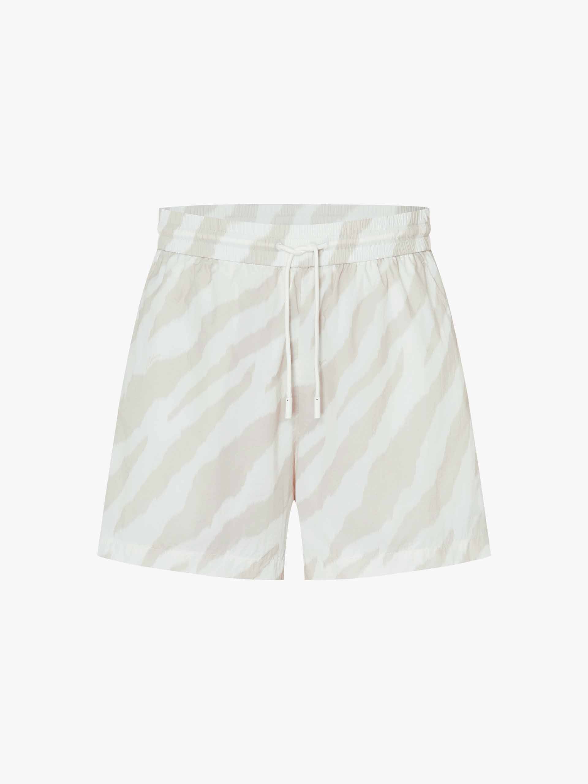 Zebra Pattern Elastic Shorts - Image 5