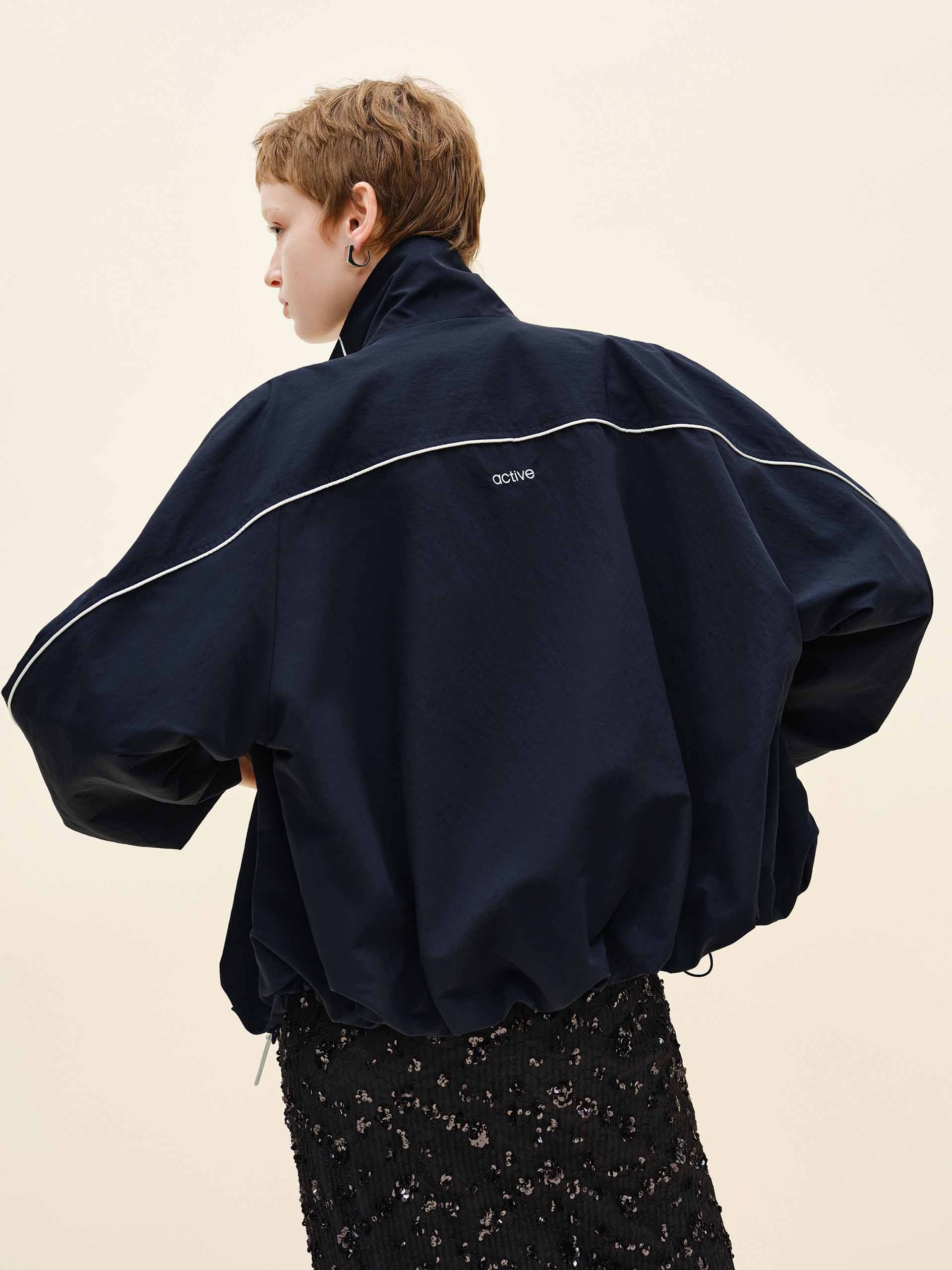 Zipper Closure Sport Jacket - Image 6