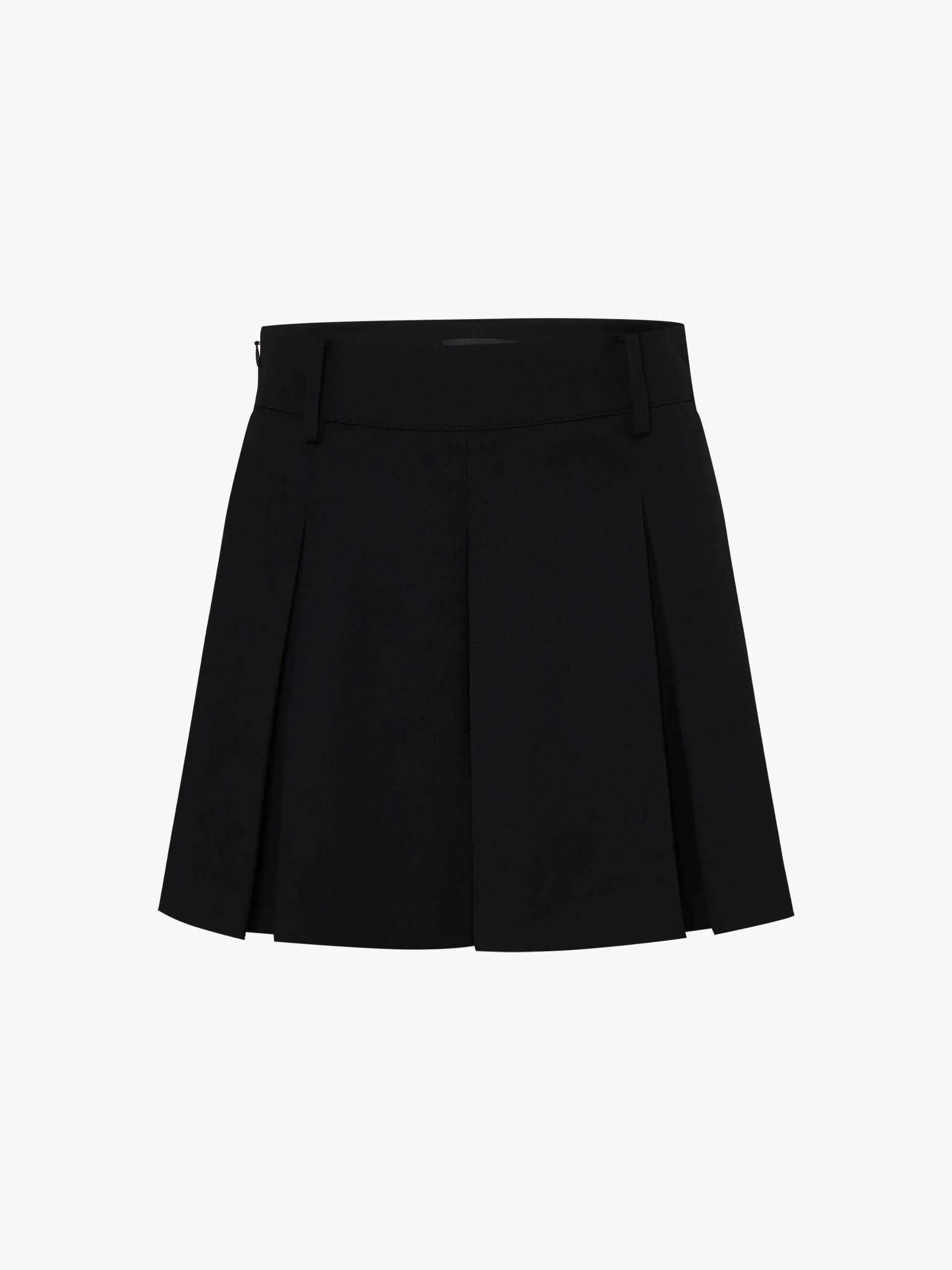 Zipper Pleated Mini Skirt - Image 13